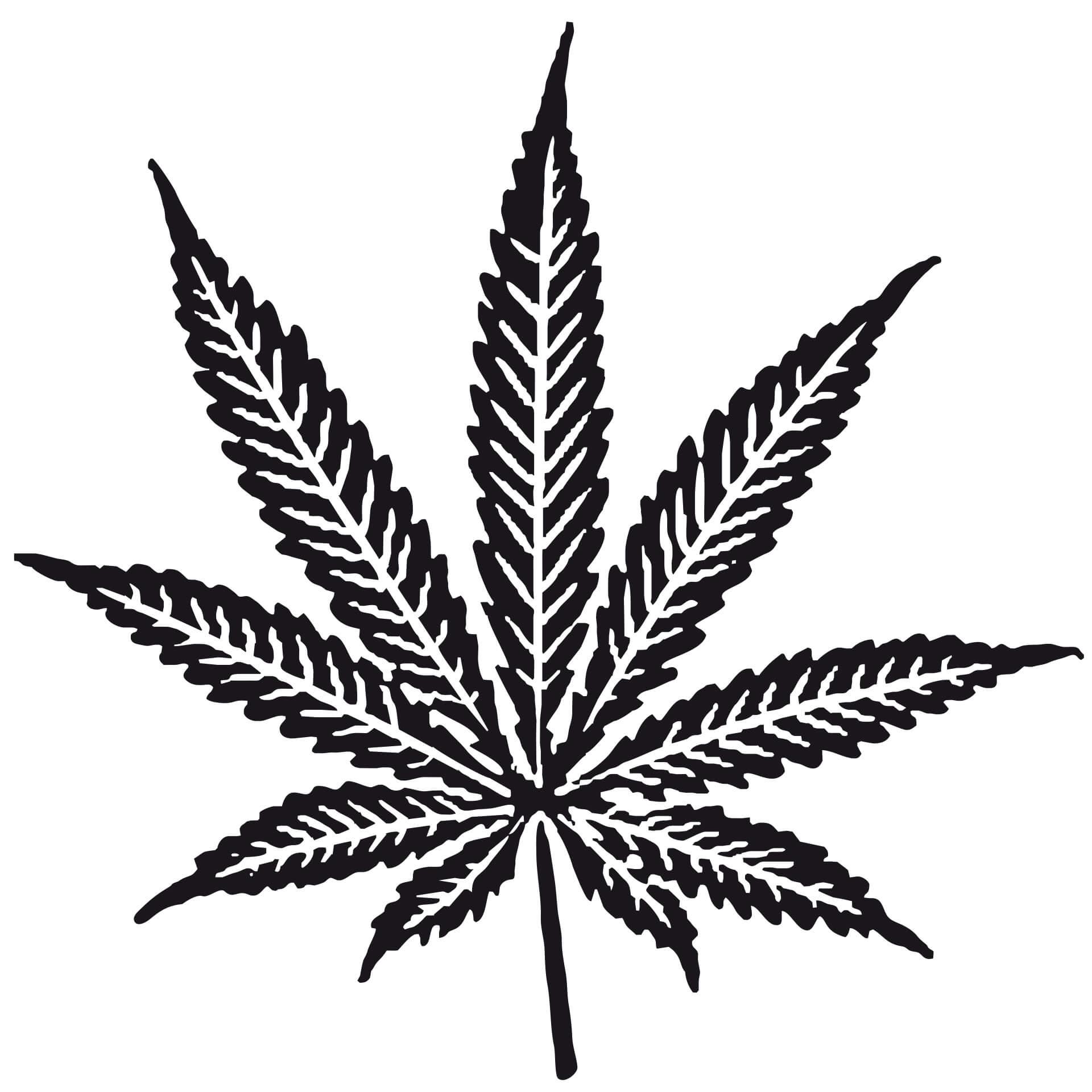 Adesivo murale - Cannabis