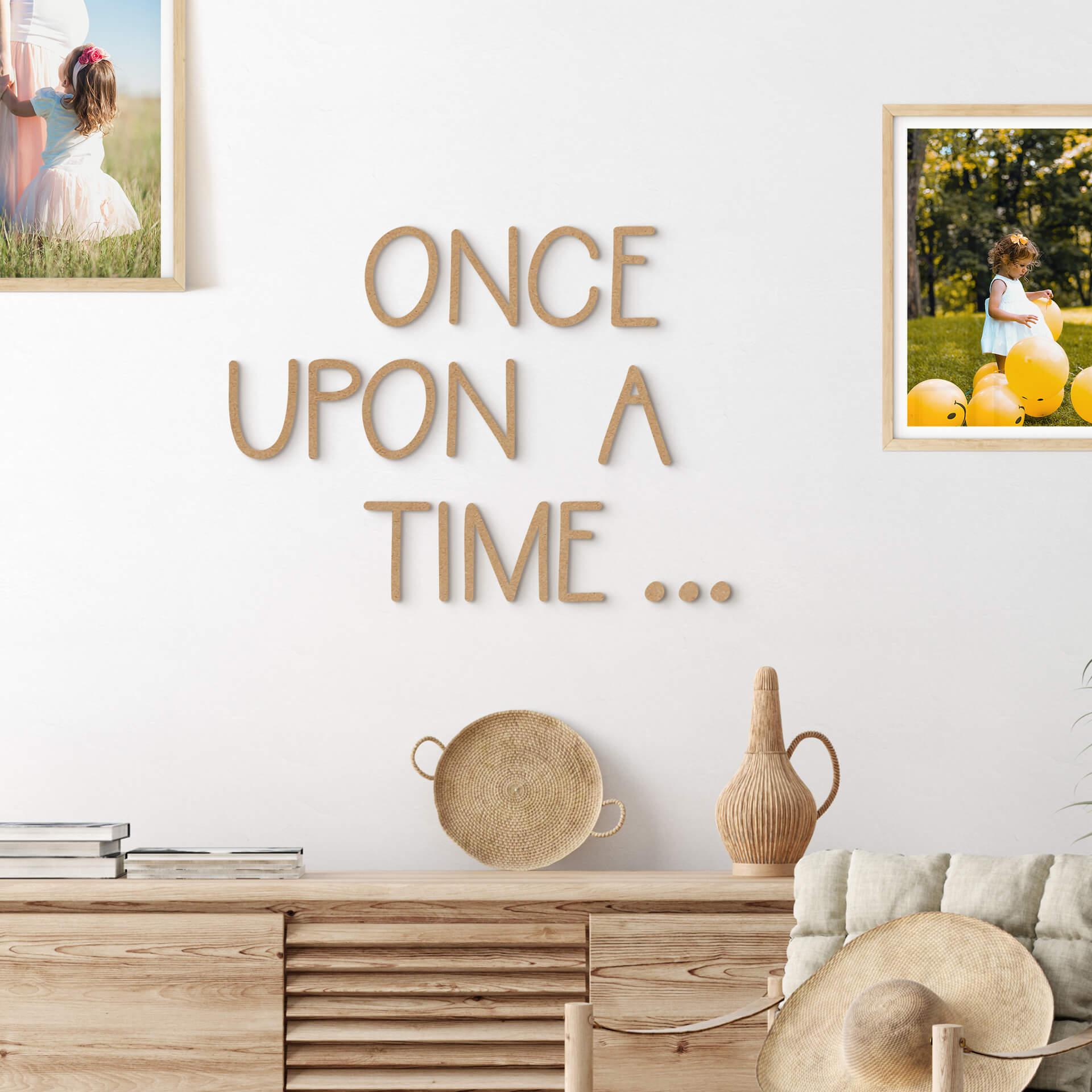 MDF-dekoration Once upon a Time