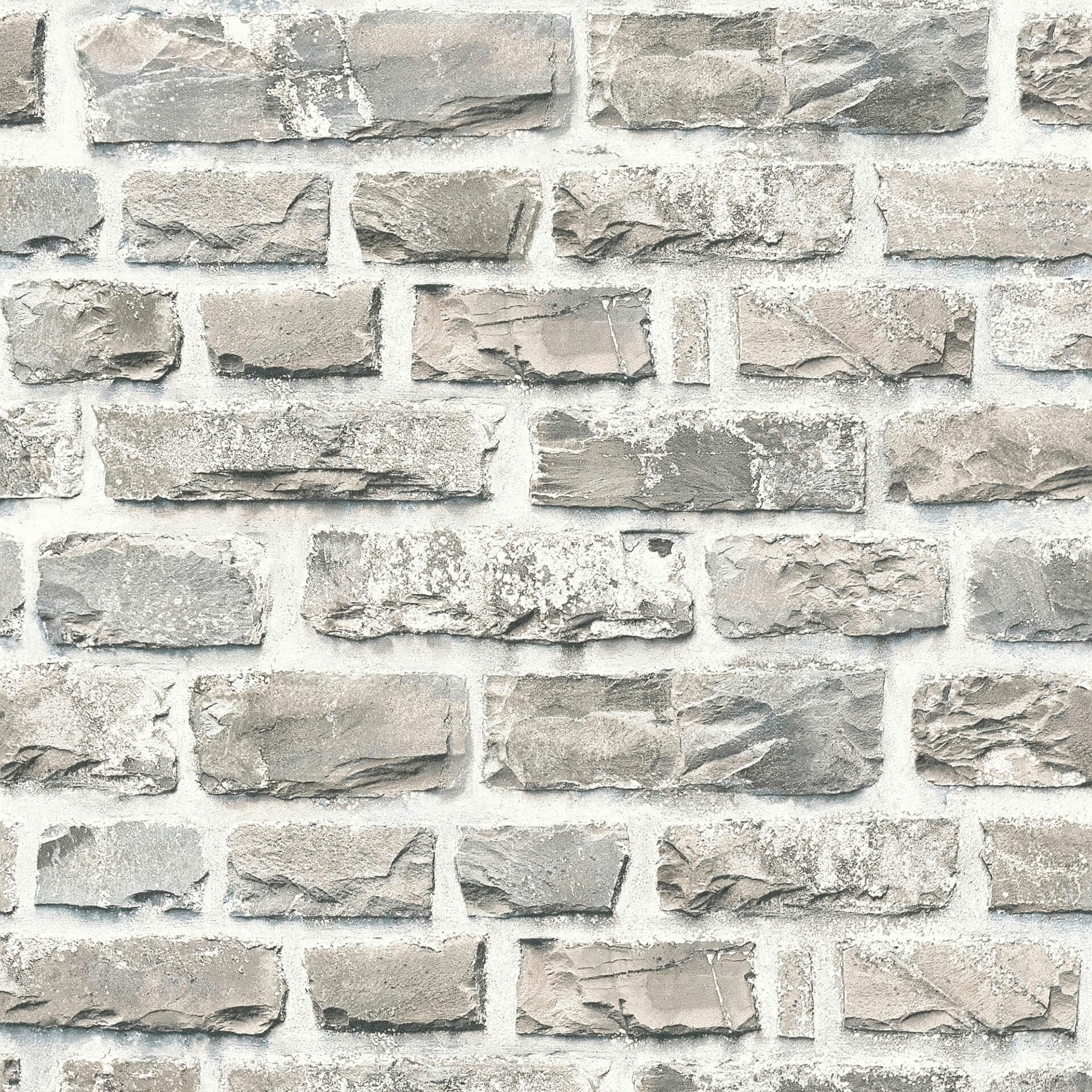 Livingwalls Vliesbehang Neue Bude 2.0 Stenen Optiek