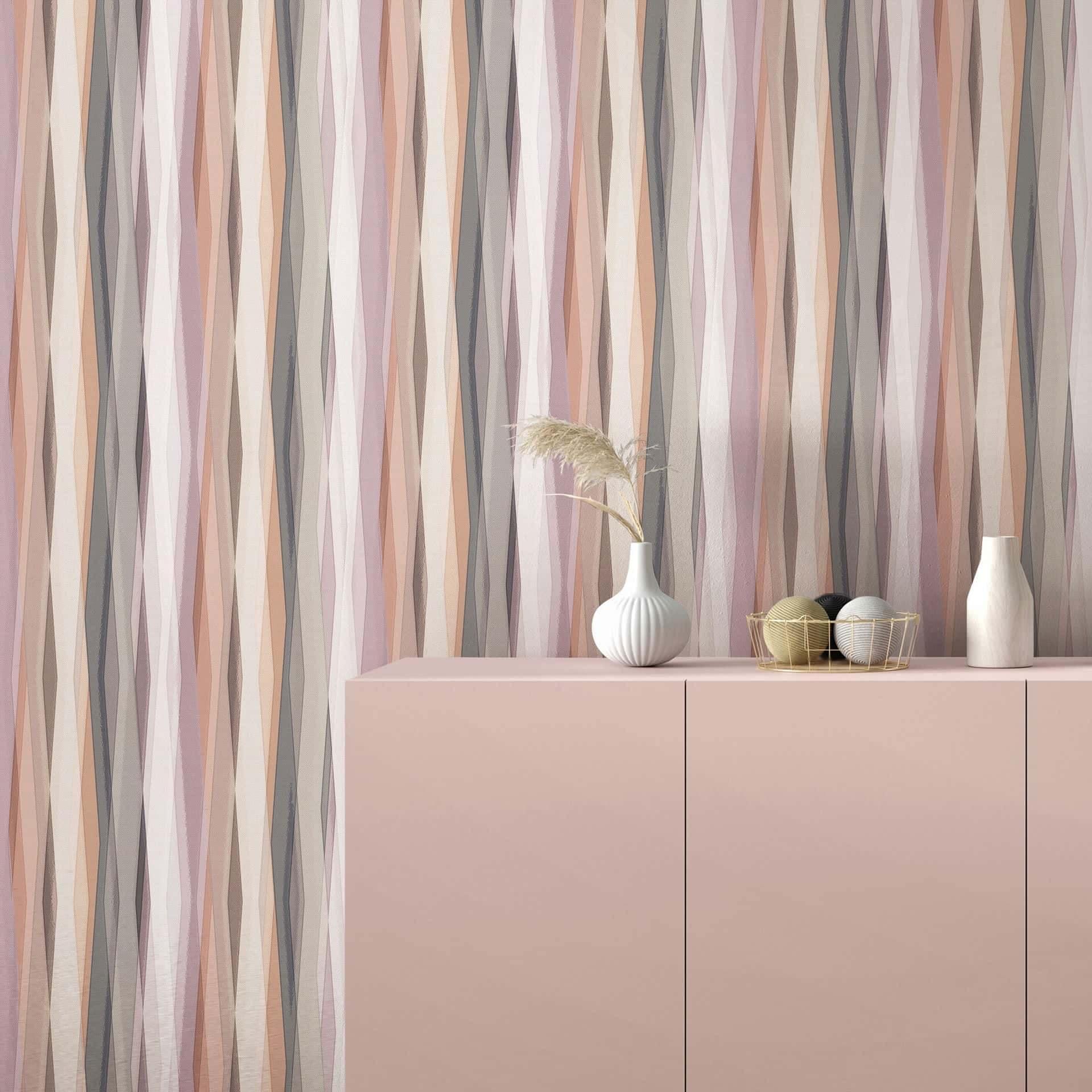 Ikke-vævet tapet striber Stripes Modern, Kids matt i beige