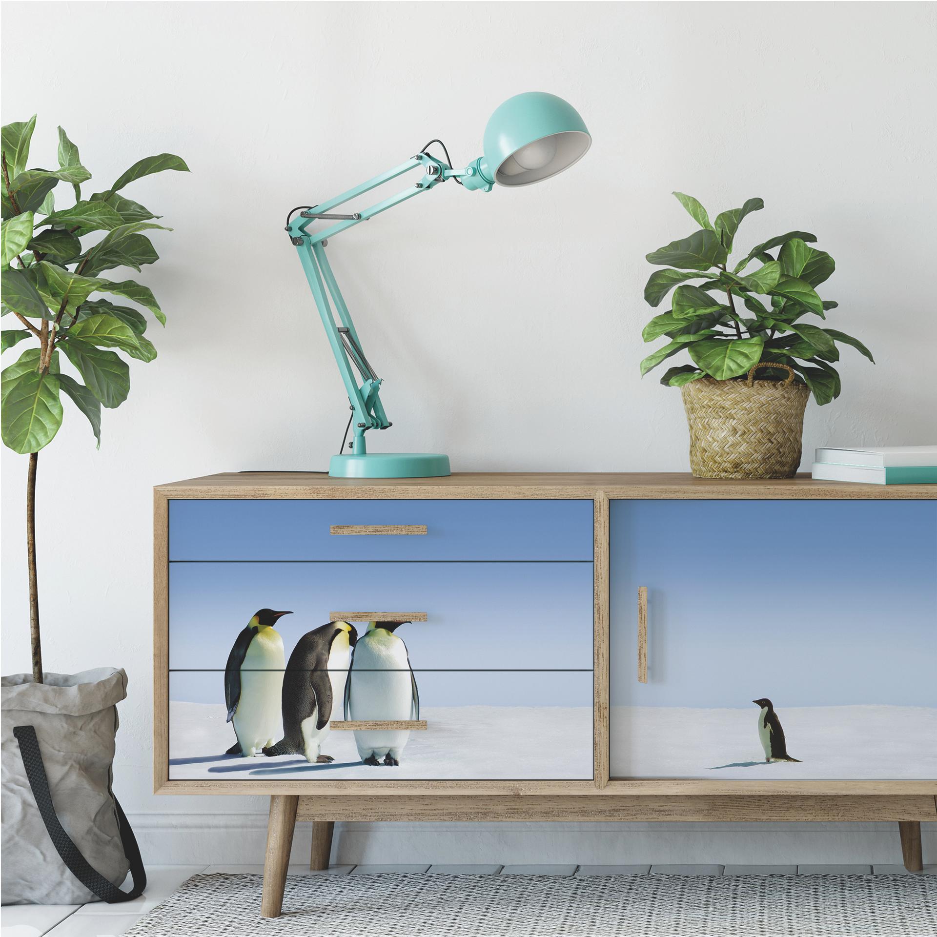 Muurprints Pinguins