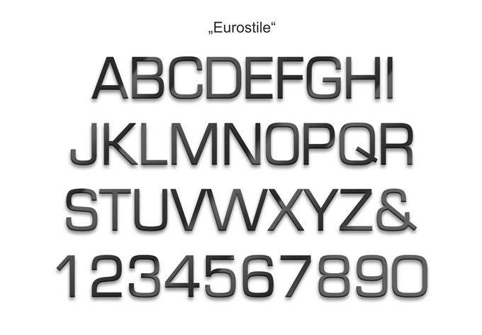 Letras acrílicas de 20 cm de altura