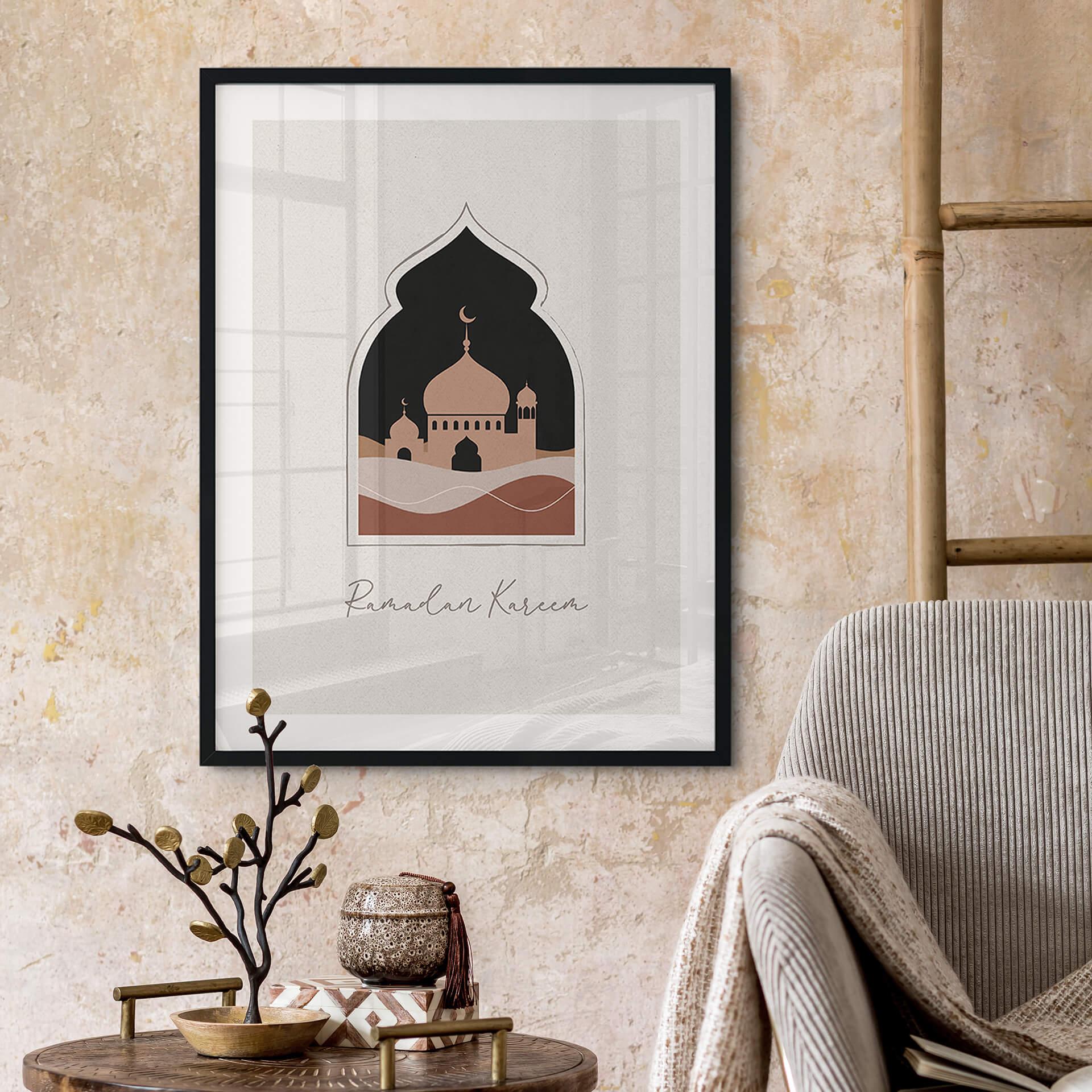 Poster Ramadan Kareem Moskee