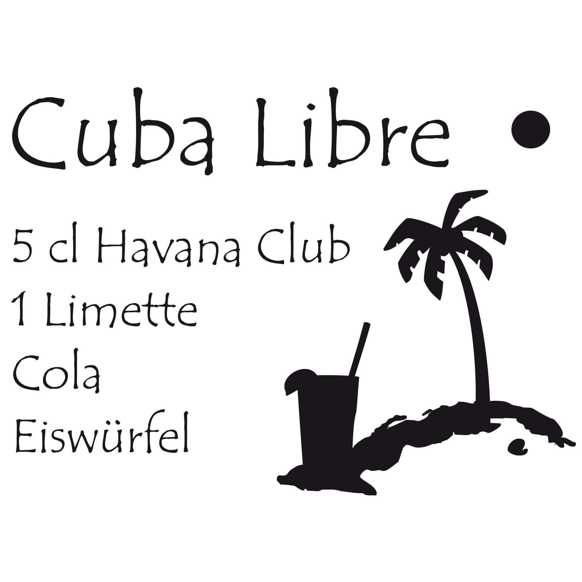 Wandtattoo Cuba Libre