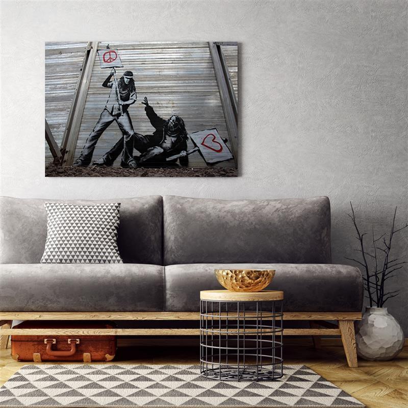 Canvasbillede, Banksy graffiti