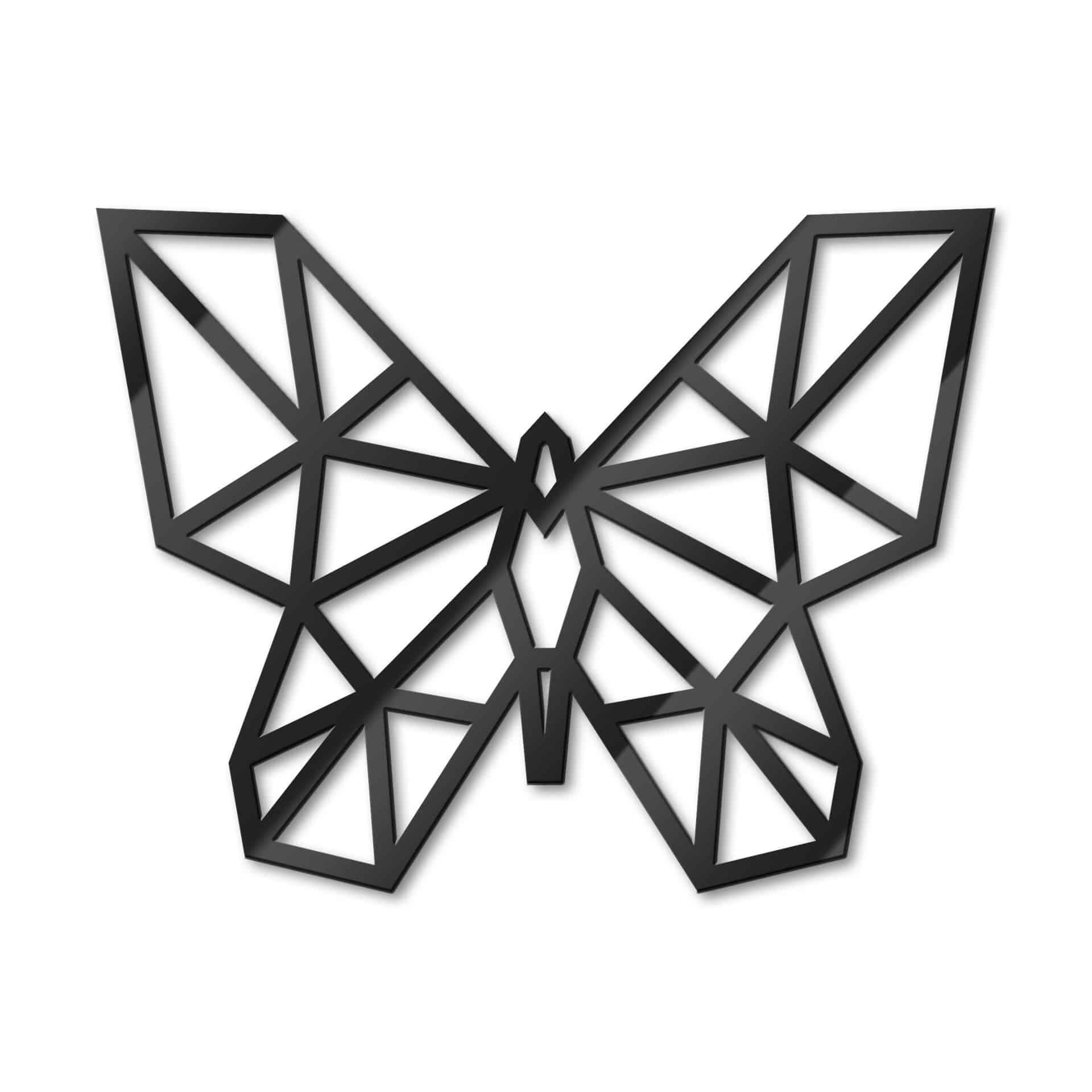 Decoración acrílica Mariposa de origami
