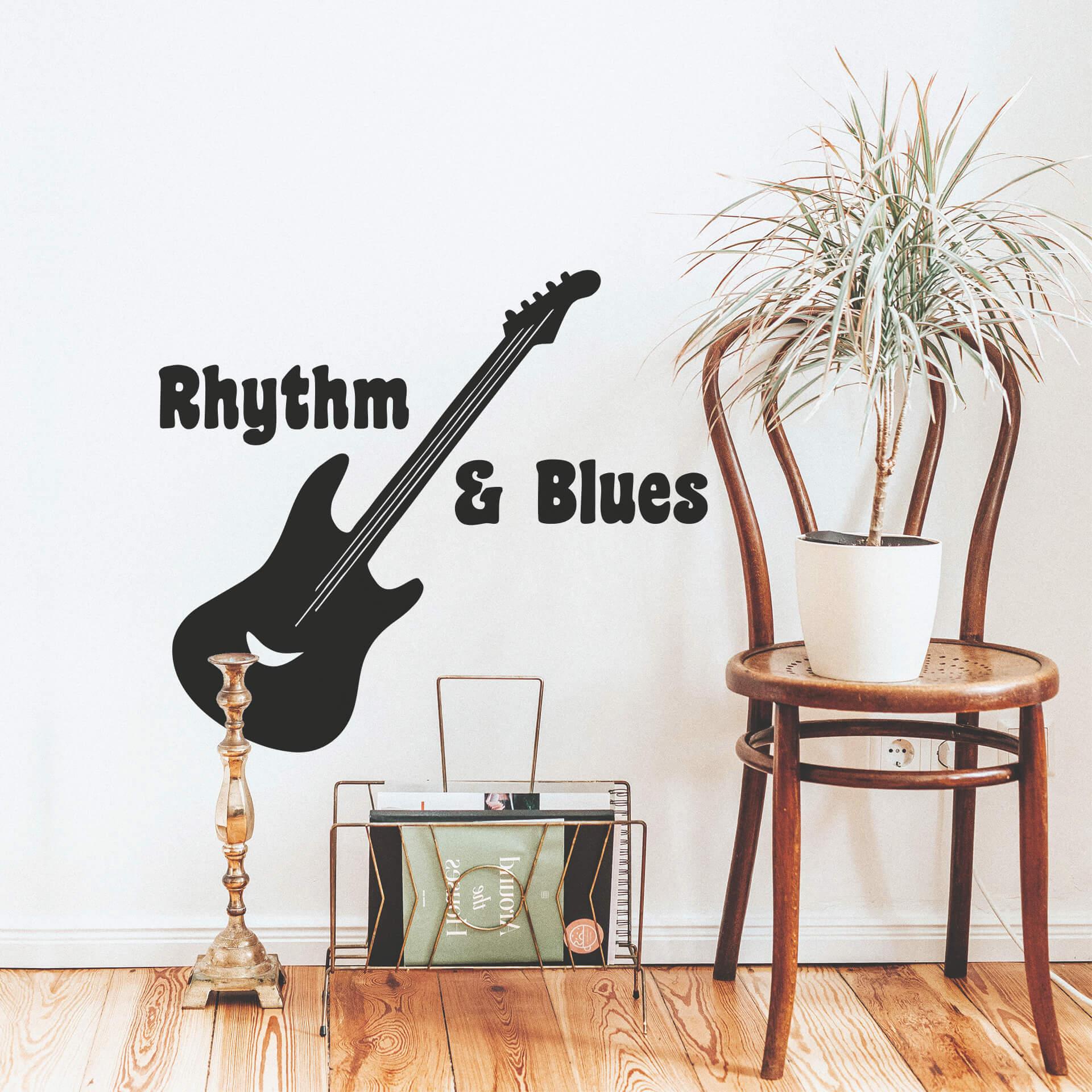 Wallsticker - Rytme og Blues