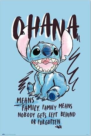 Poster, film poster Disney - Stitch 61x91,5 cm