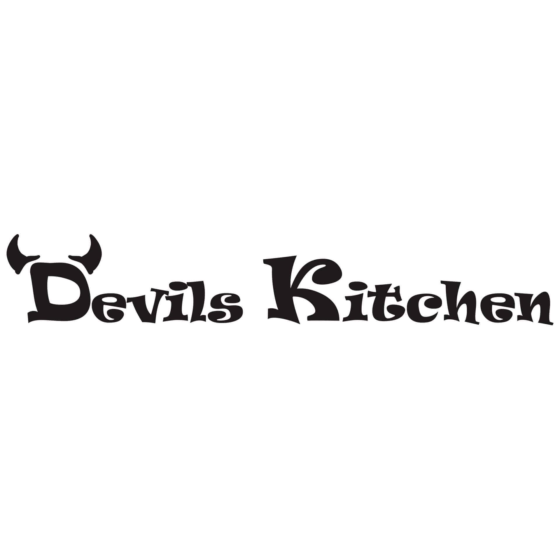Muursticker Devils Kitchen