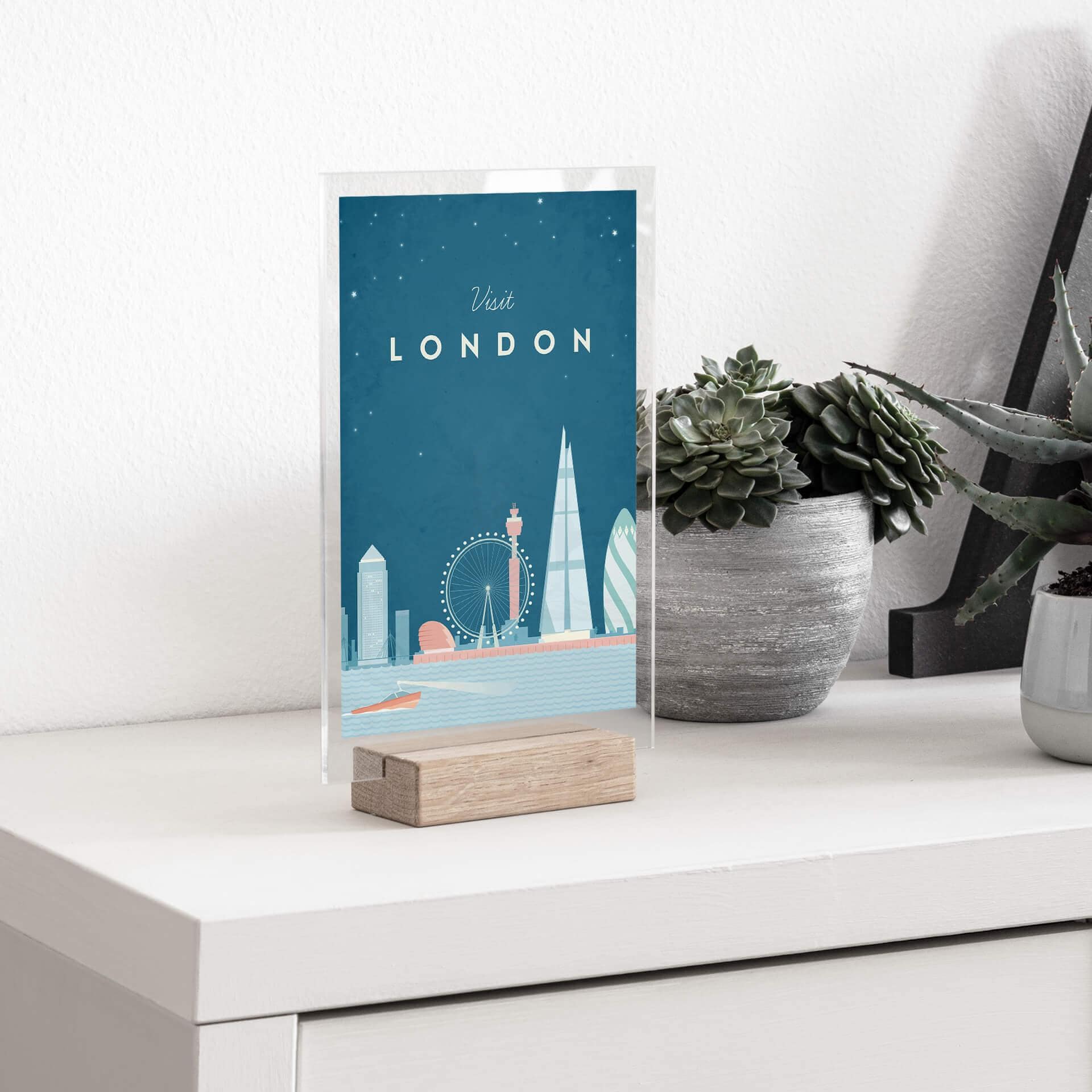 Acrylglas Tafeldecoratie Rivers - Londen
