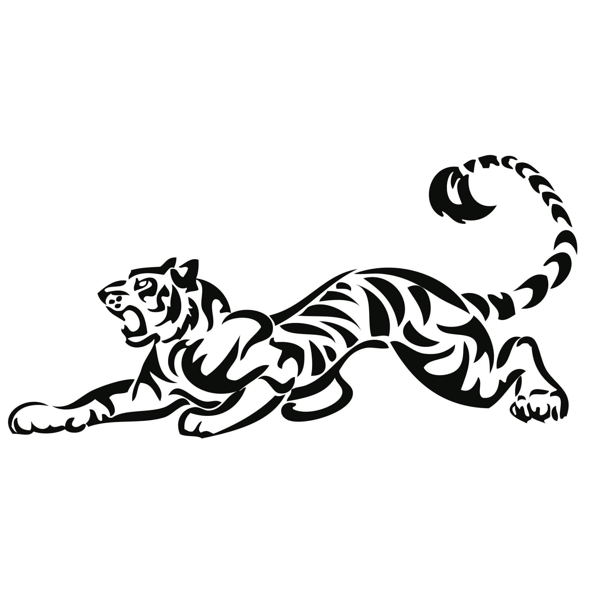 Wandtattoo Tiger 2