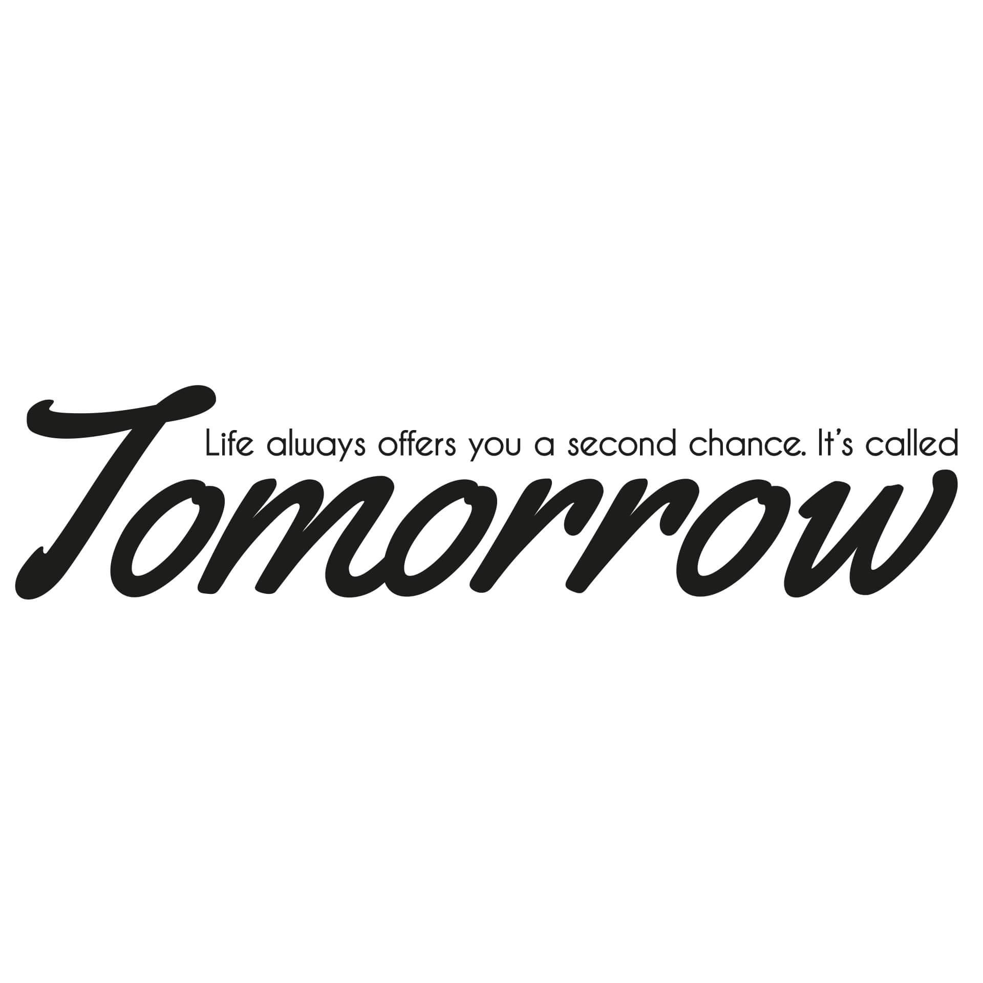 Adesivo murale - Tomorrow
