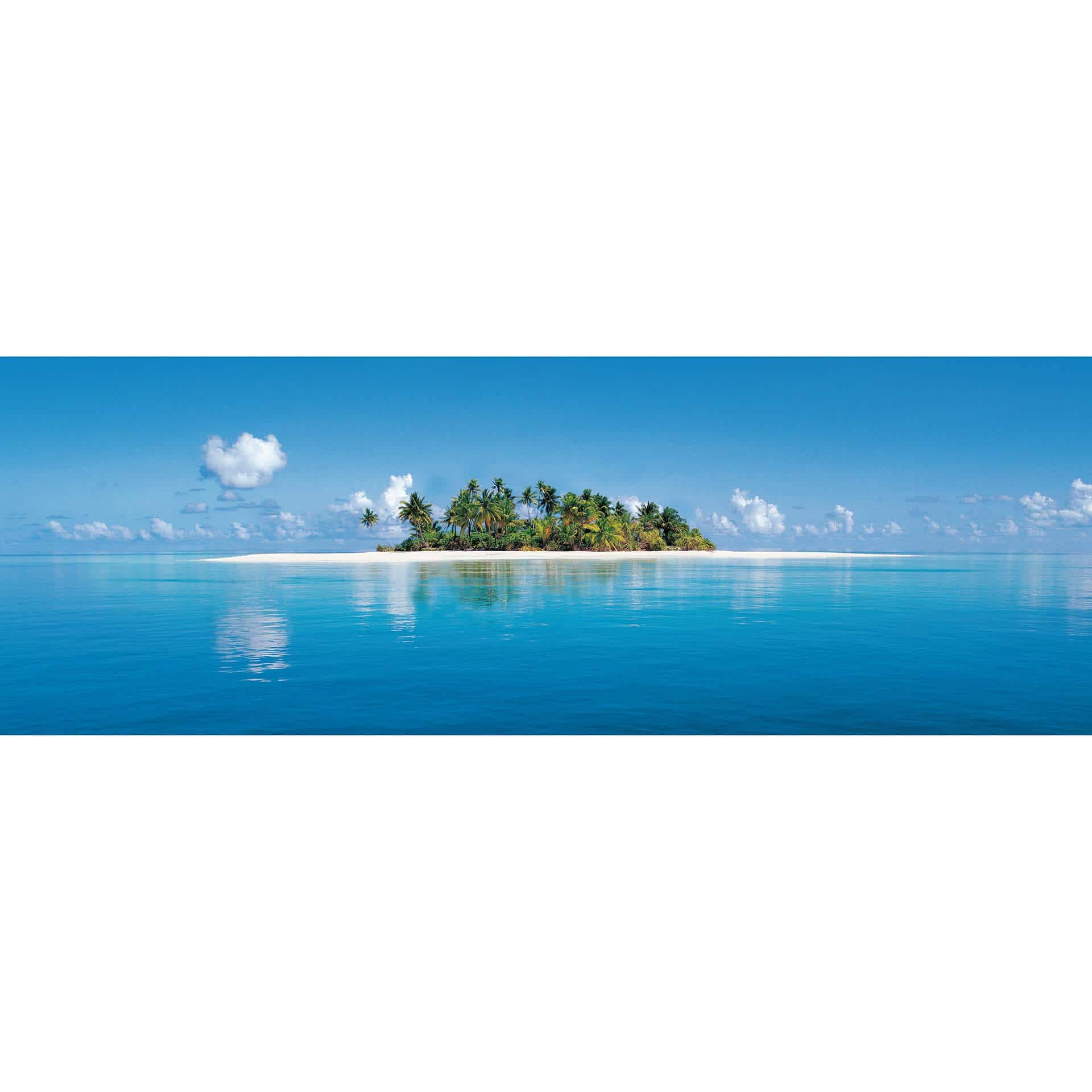 Fototapete Papiertapete Maldive Island - 366x127 cm