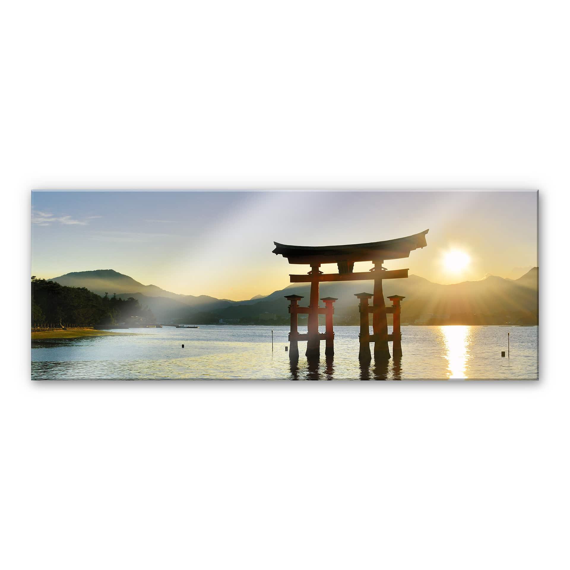 Akrylbillede Itsukushima skrin - Panorama