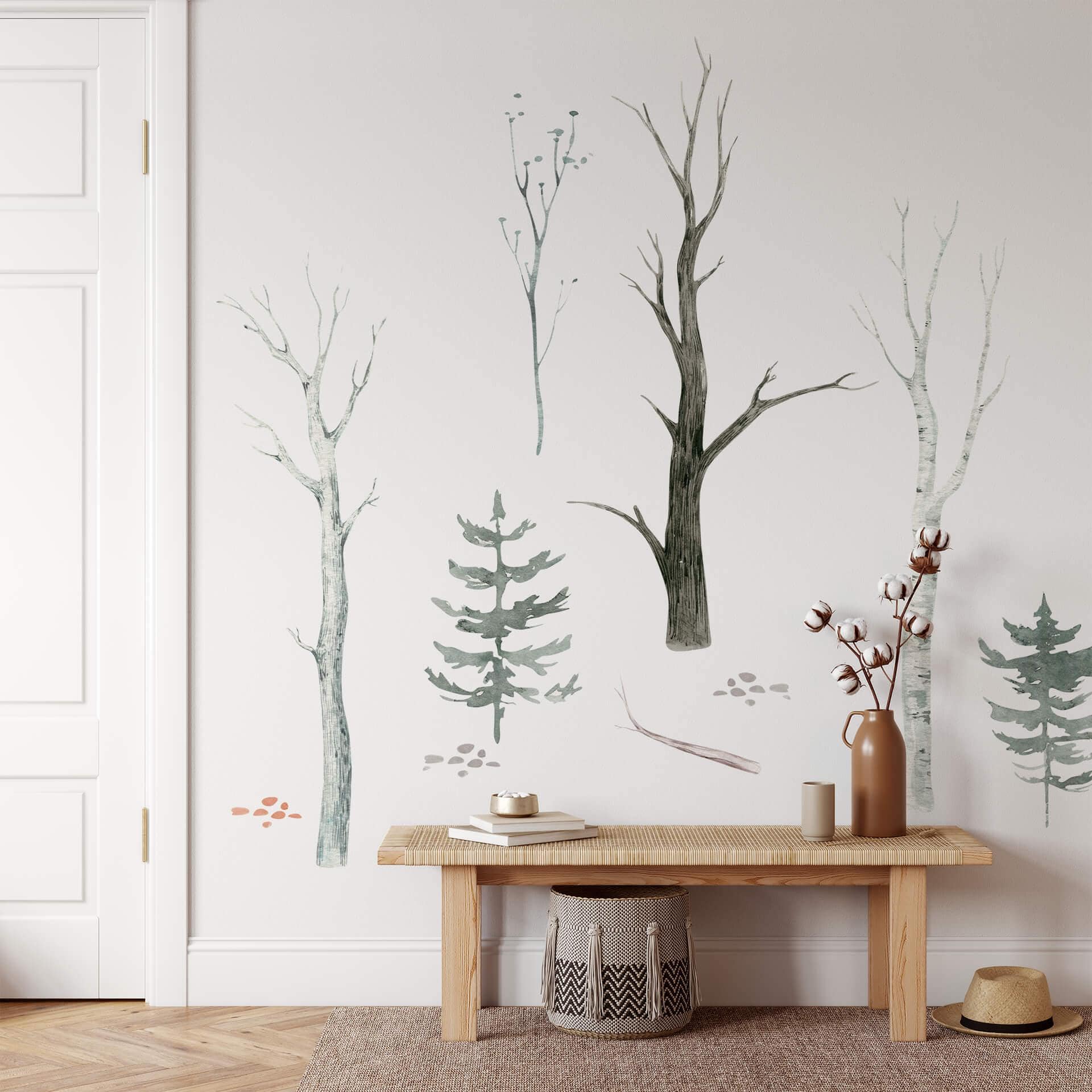 Sticker mural Kvilis - Forêt (10 pièces) -