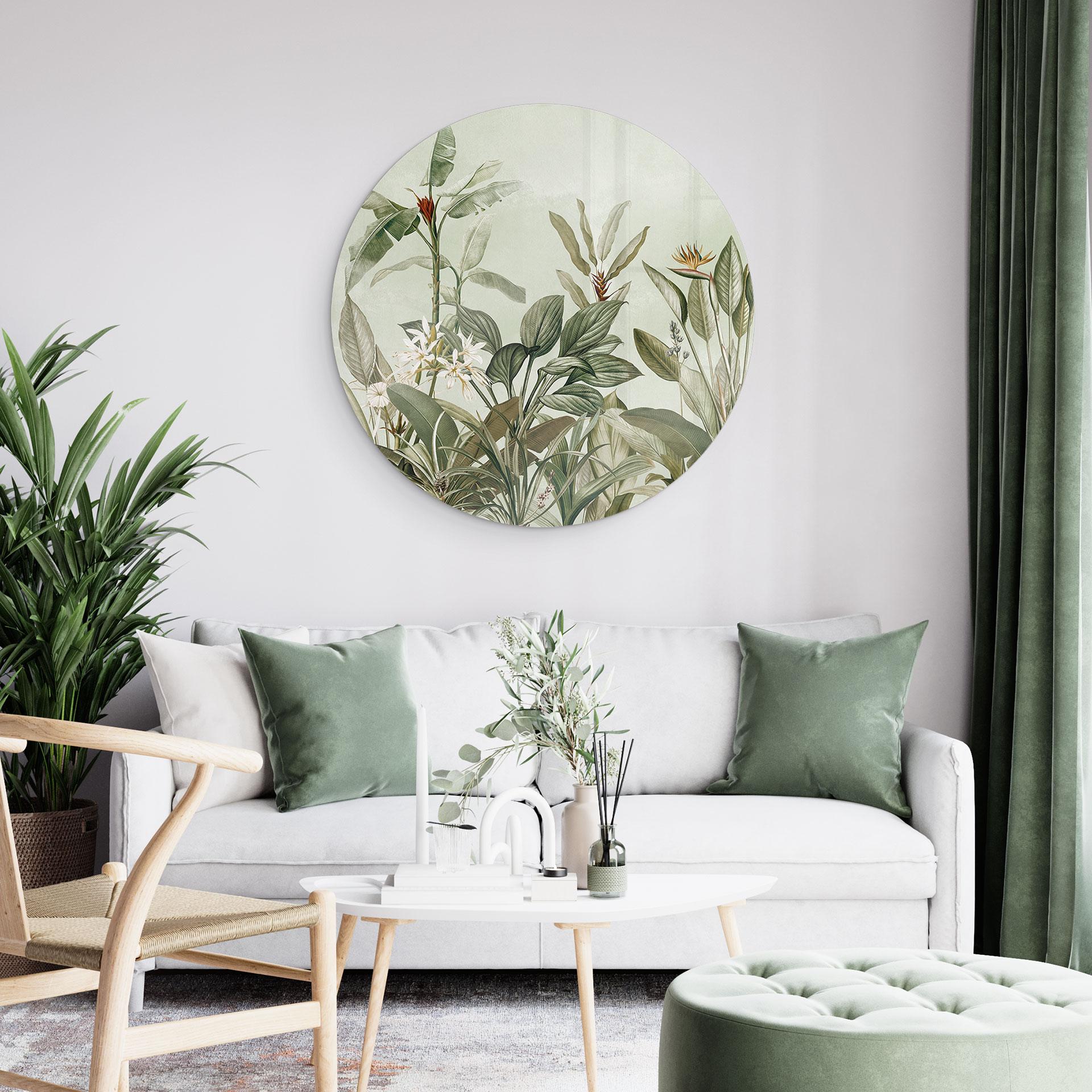 Stampa su vetro Botanica tropicale - UN Designs