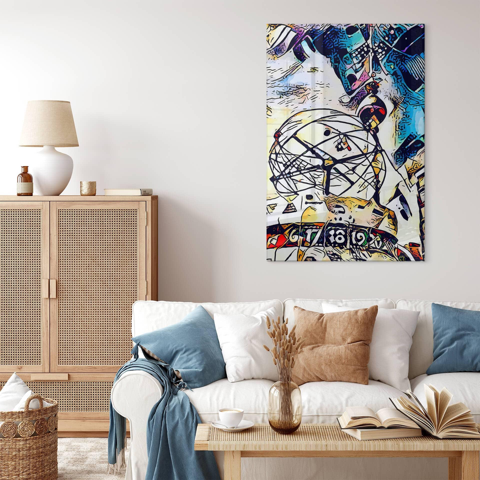 Akrylbillede Zamart - Kandinsky møder Berlin Alexanderplatz