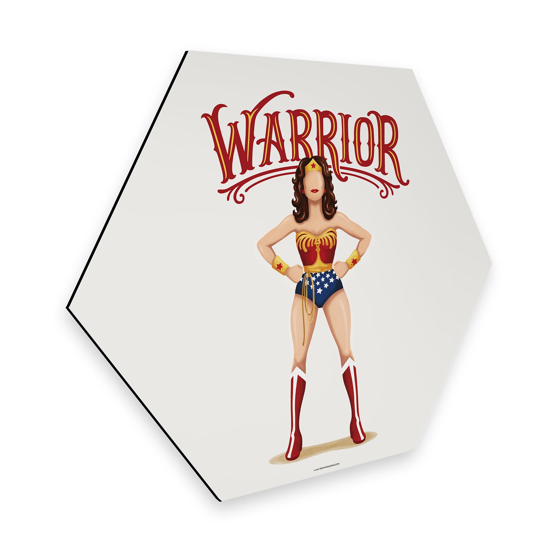 Hexagone - Alu-Dibond Tohmé - Wonderwoman
