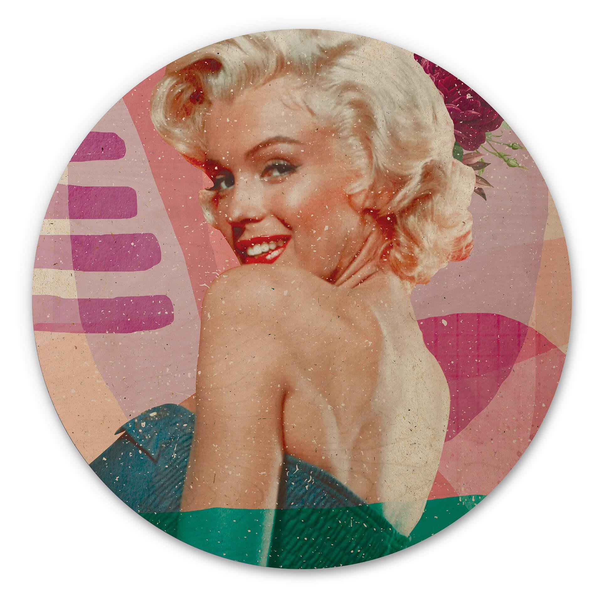 Væg cirkel træ Demir - Marilyn is back