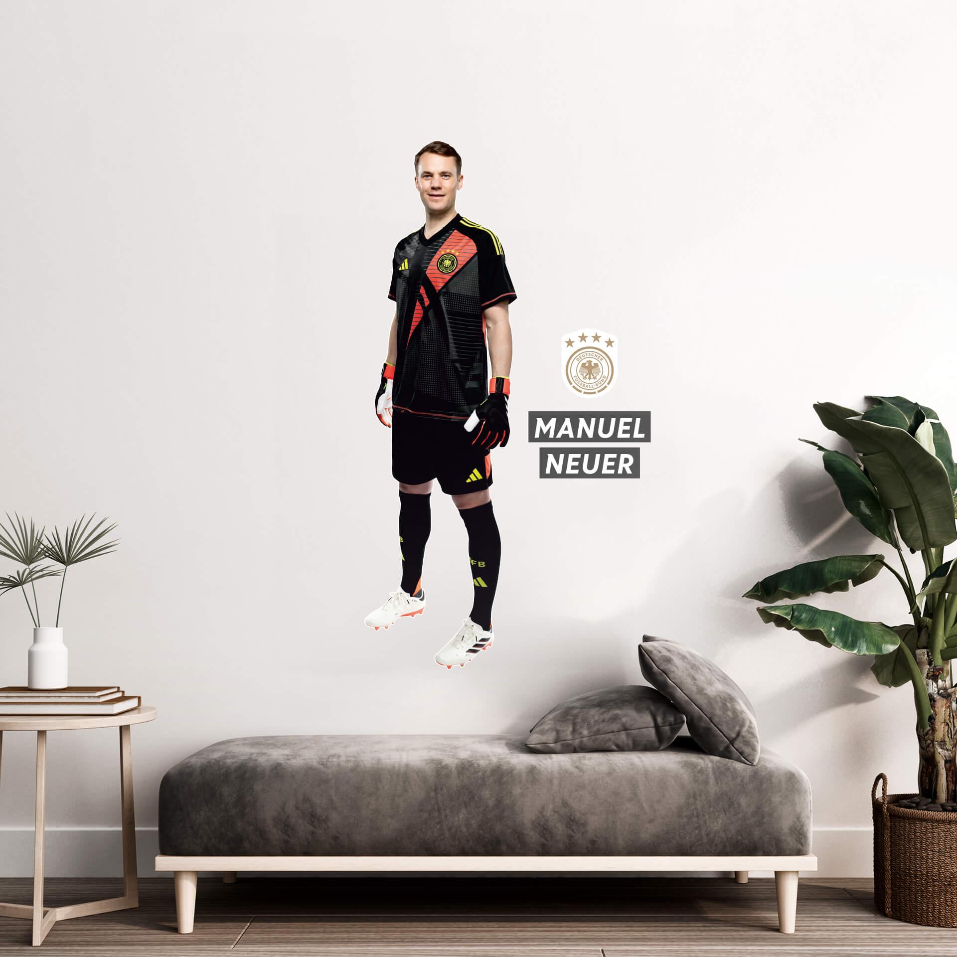 DFB Sticker EM für die Wand, Wandtattoo - Neuer