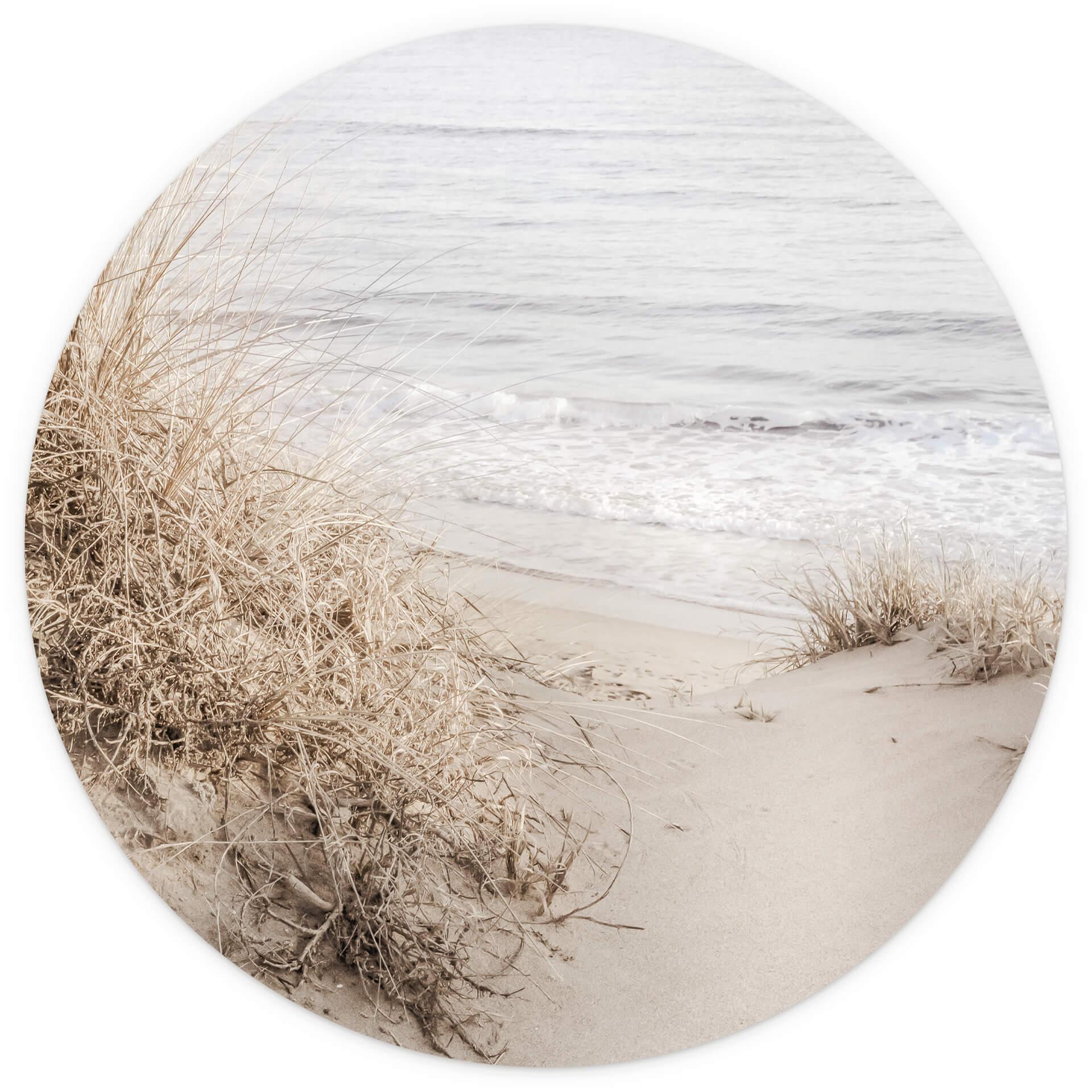 Behangcirkel 1X Studio - Duinen - vliesbehang/zelfklevend vliesbehang