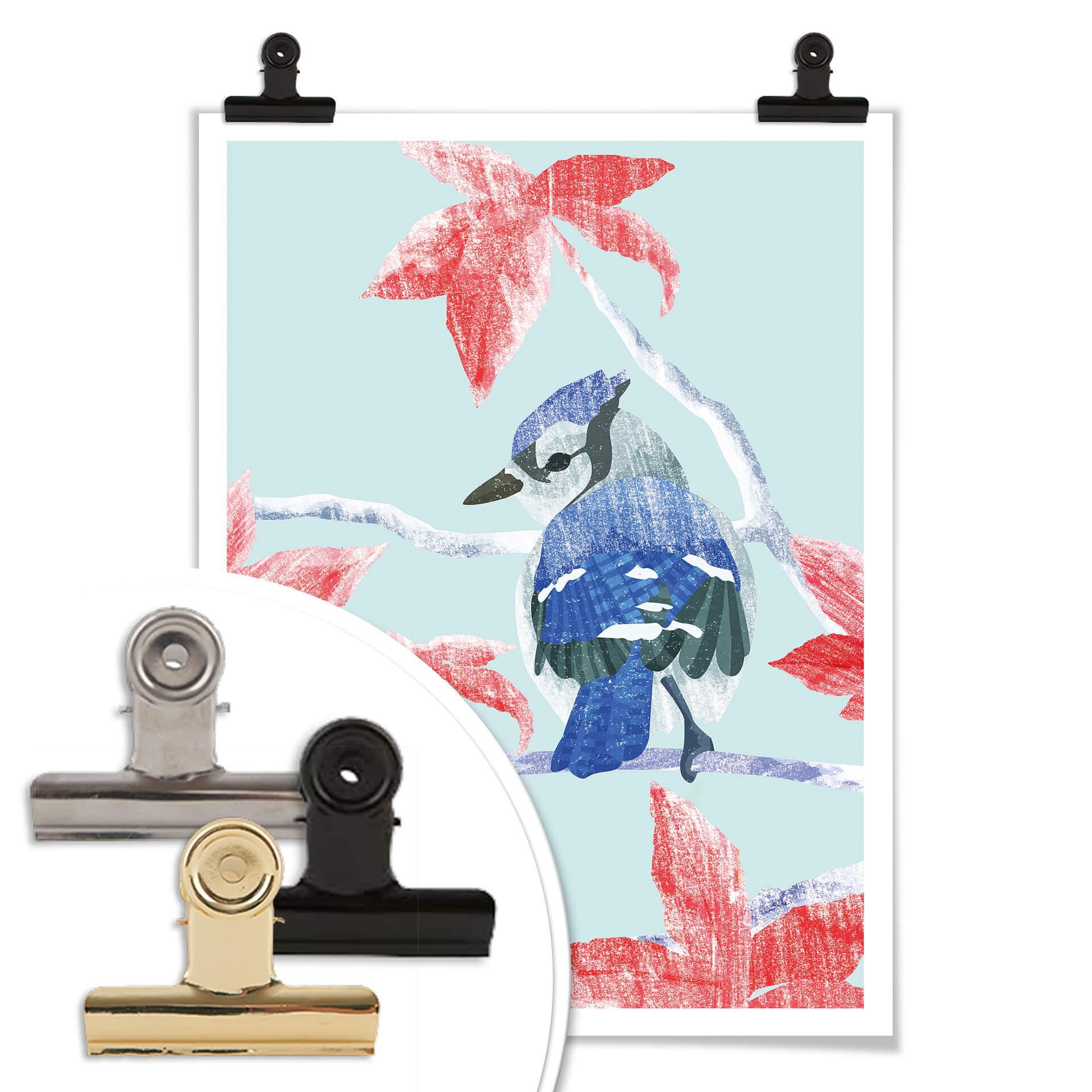 Póster Goed Blauw - El martín pescador