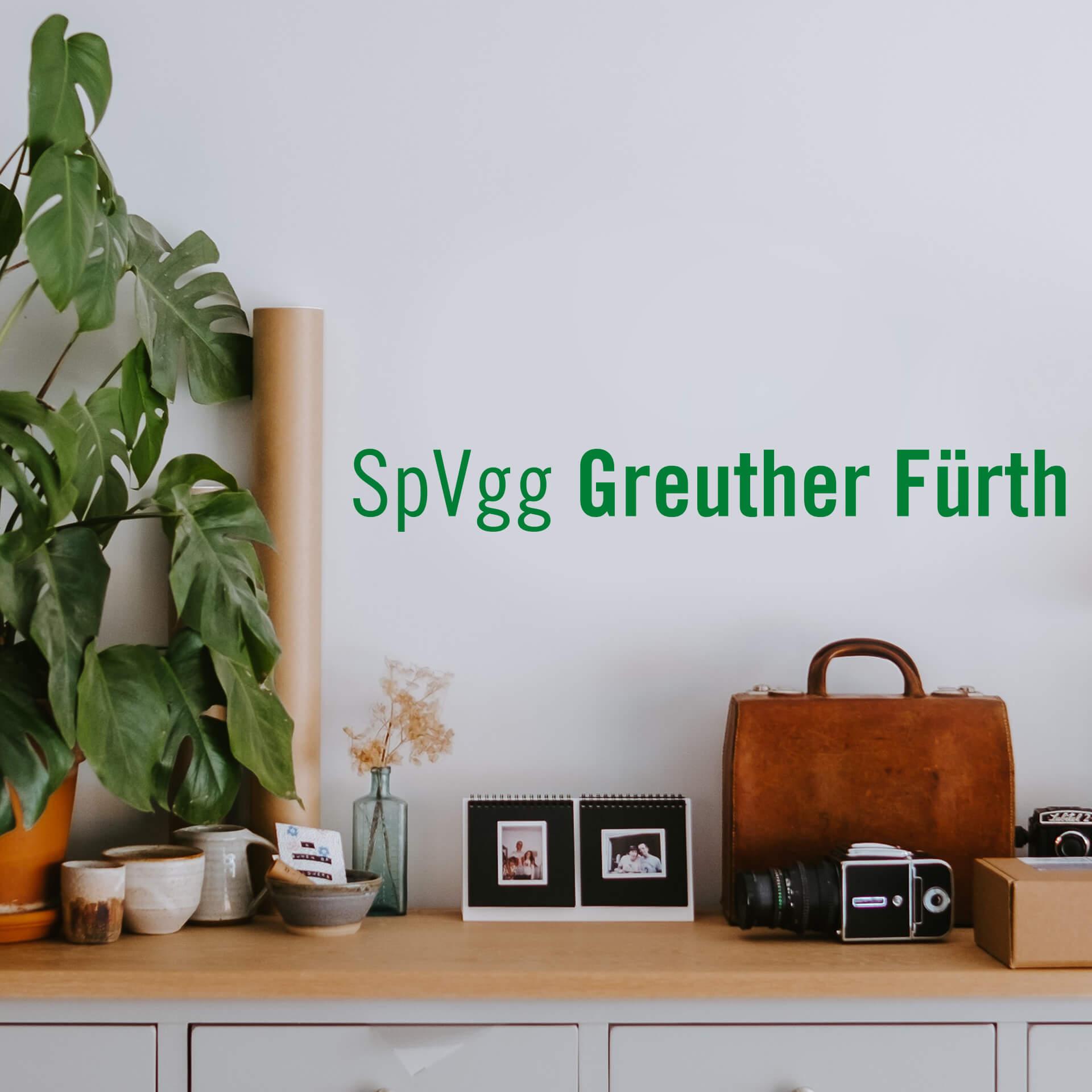 Wandtattoo SpVgg Greuther Fürth Schriftzug
