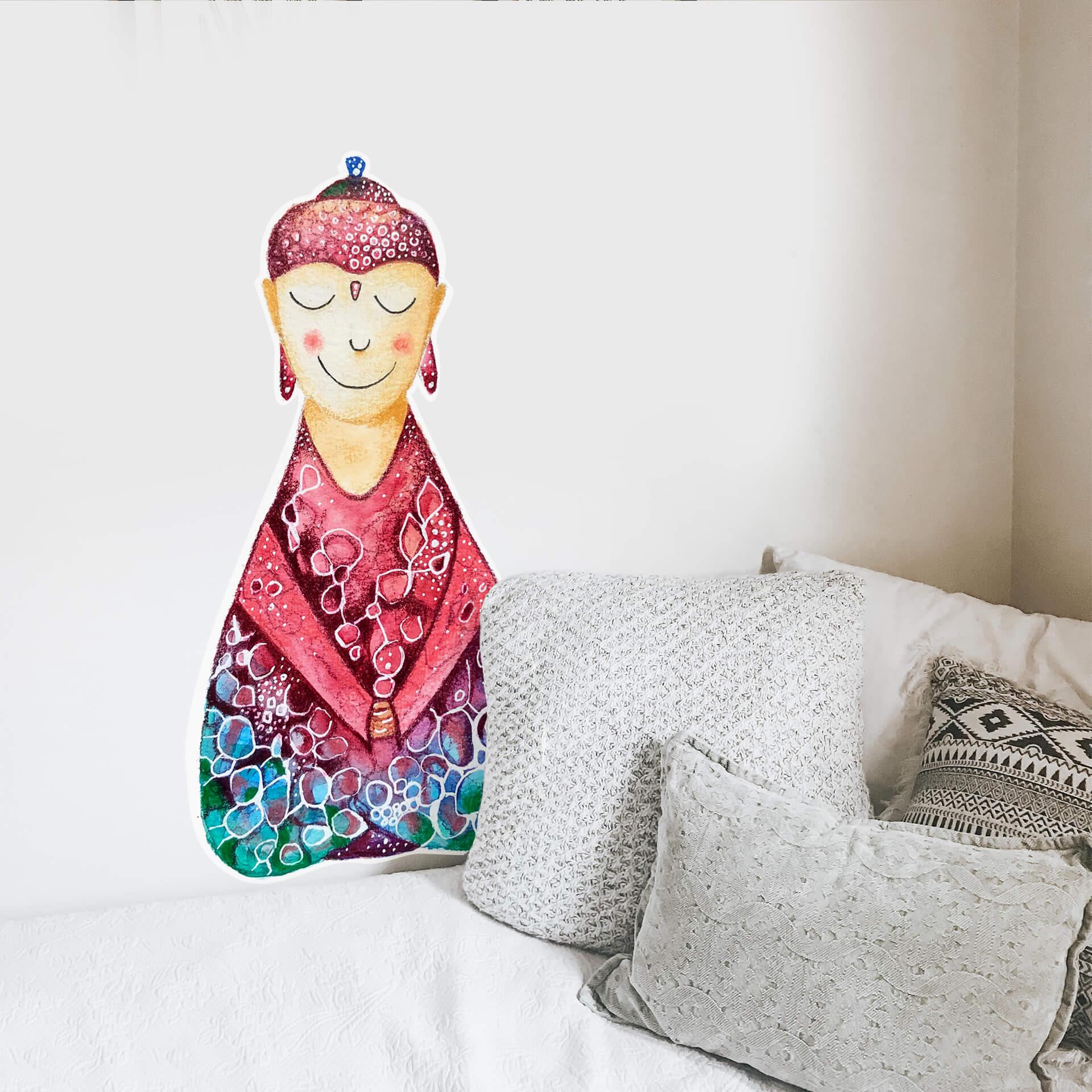 Wandtattoo Hagenmeyer - Happy Buddha