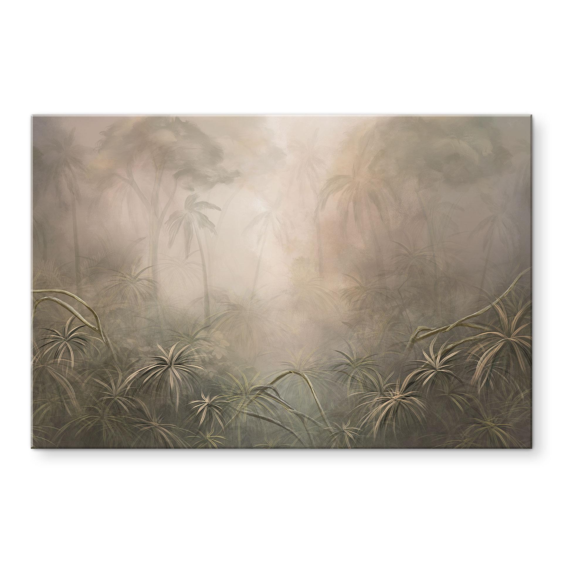 Acrylglas Mystiek regenwoud in de mist - Ms Tiff