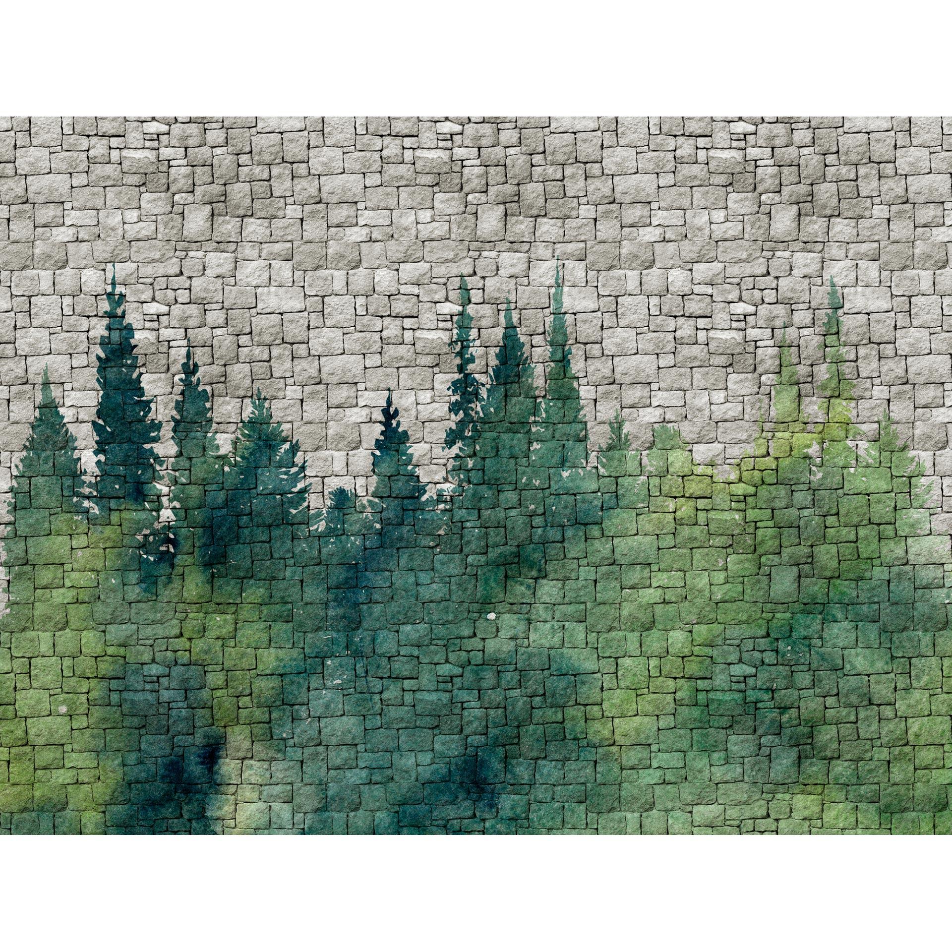 Livingwalls Metropolitan stories THE WALL - steenlook behang