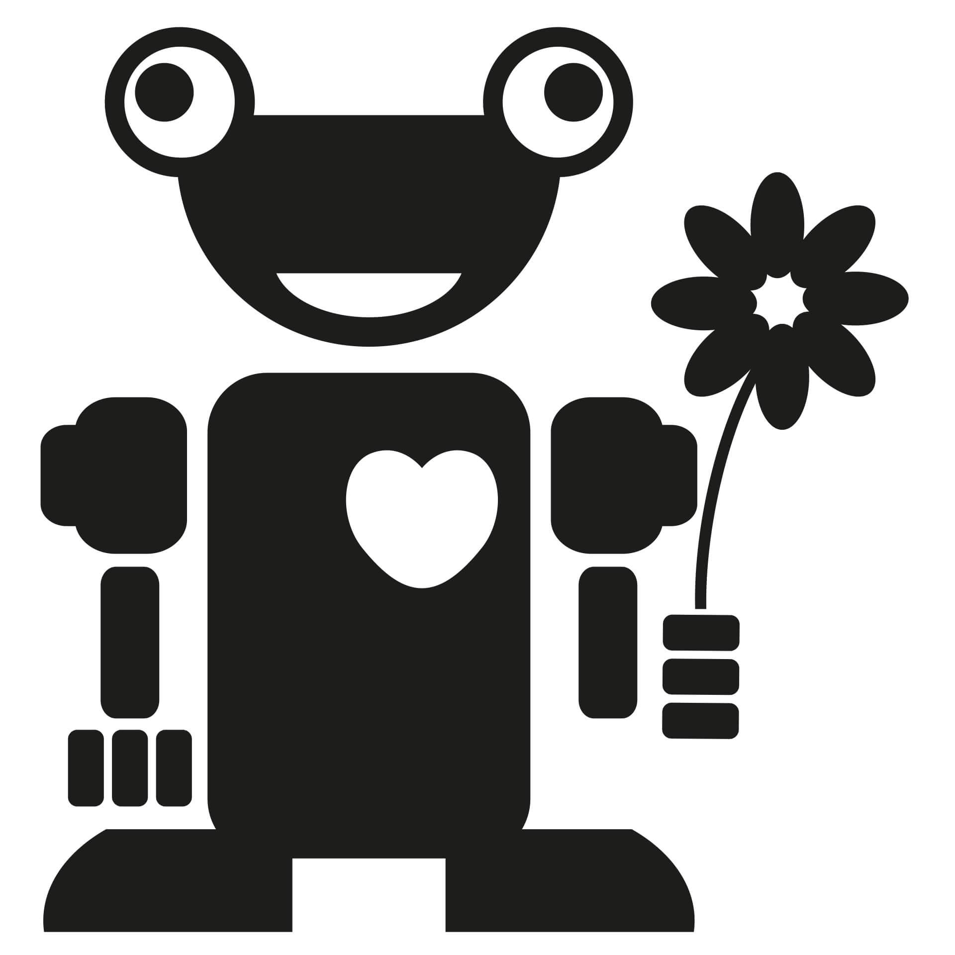 Adesivo murale - Il robot Lenni
