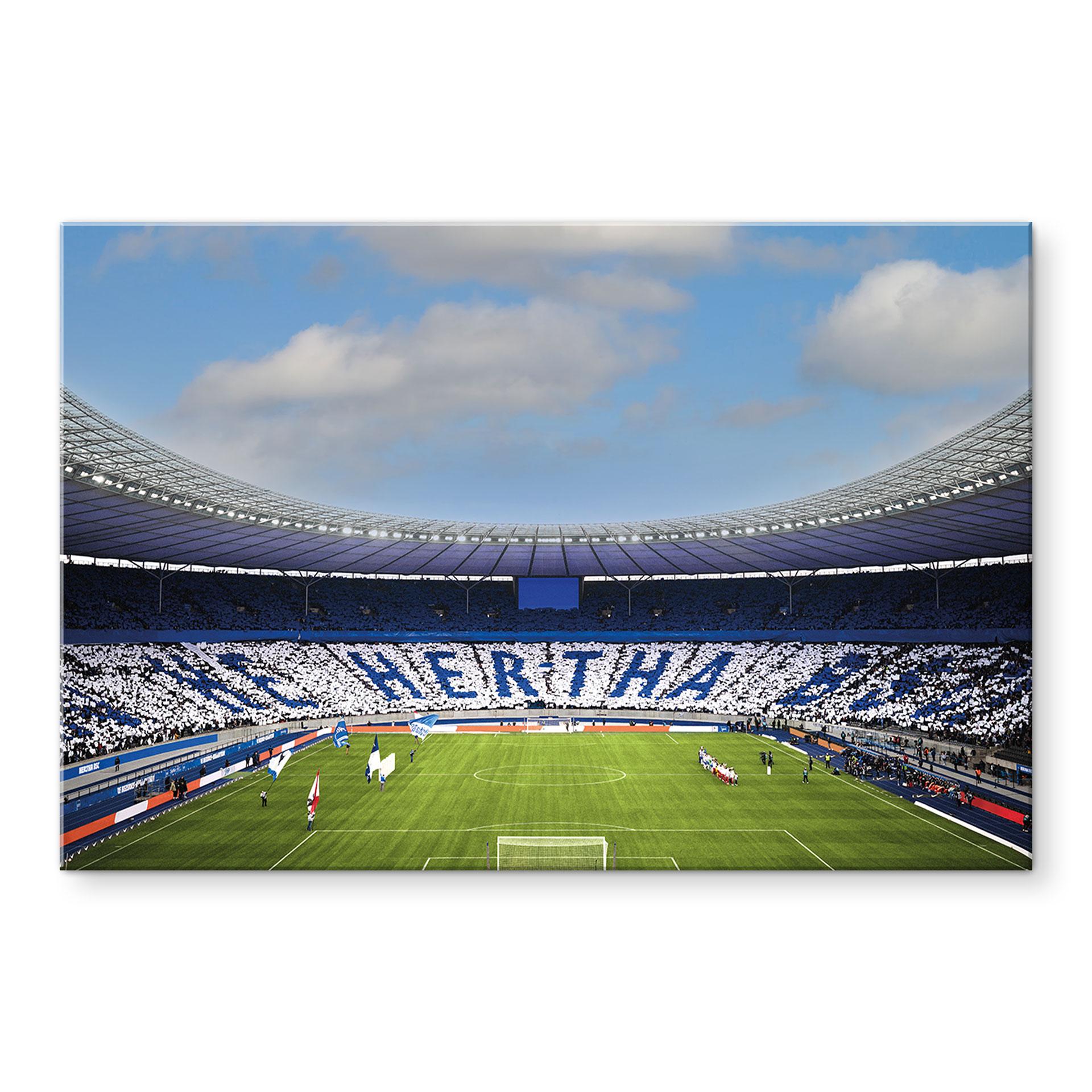 Akrylbillede Hertha BSC - Hertha Choreo i Østkurven