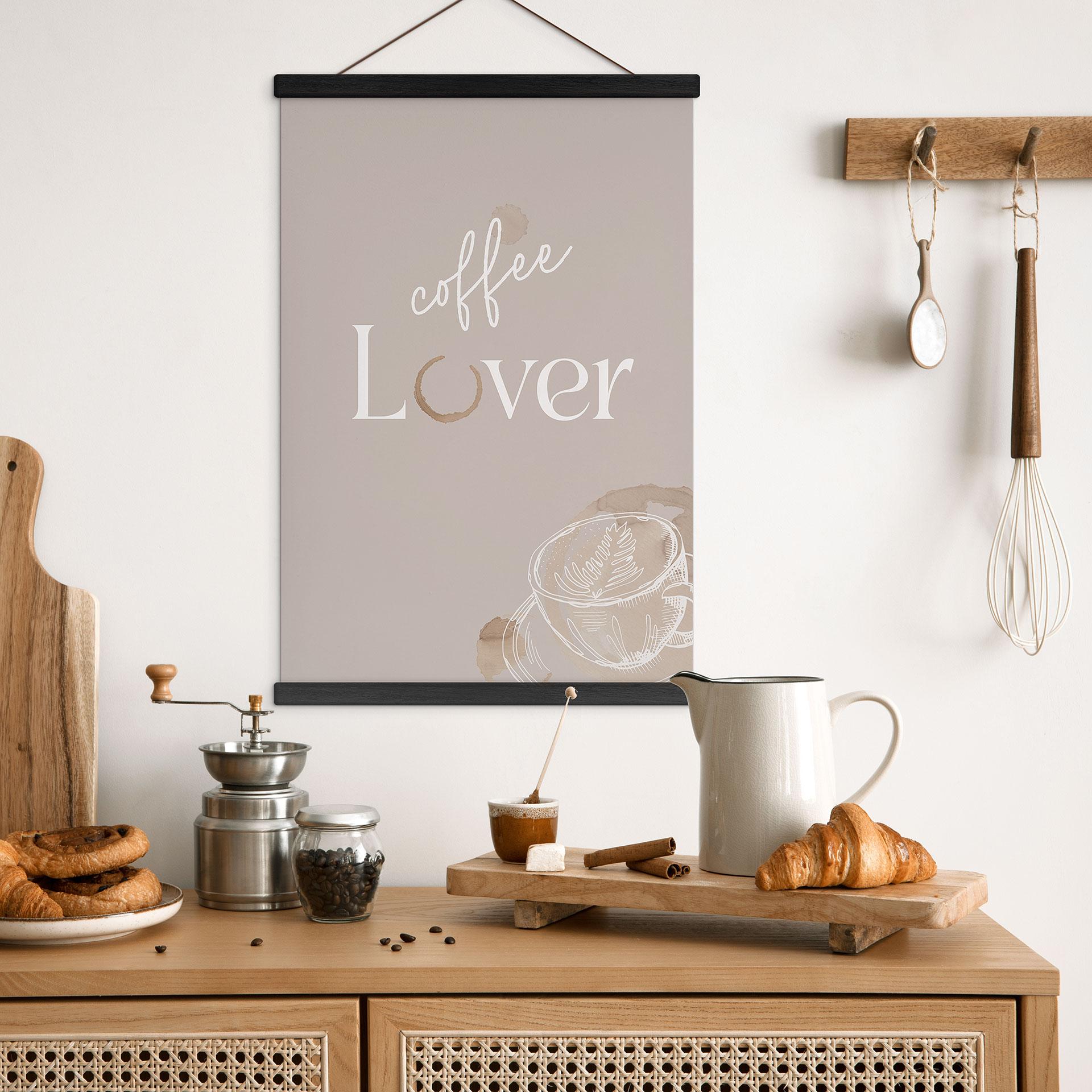 Tekstil plakat Coffee Lover