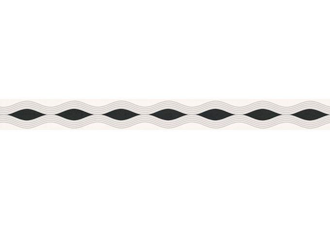 A.S. Création Bordüre Only Borders Borte geometrisch selbstklebend grau, schwarz, weiß