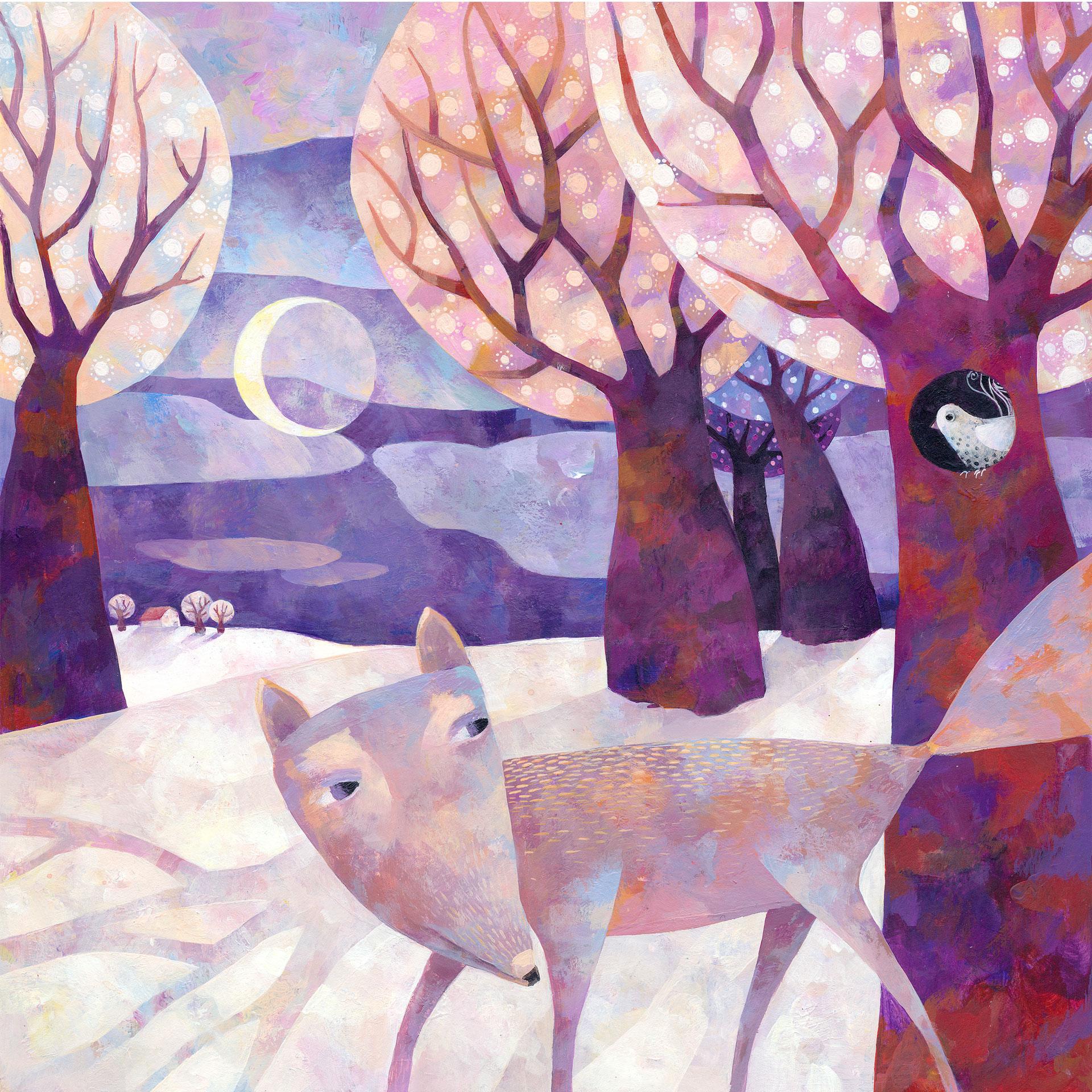Fotobehang Blanz – Winterbos