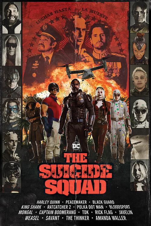 Poster, film poster The Suicide Squad - Team 61x91,5 cm