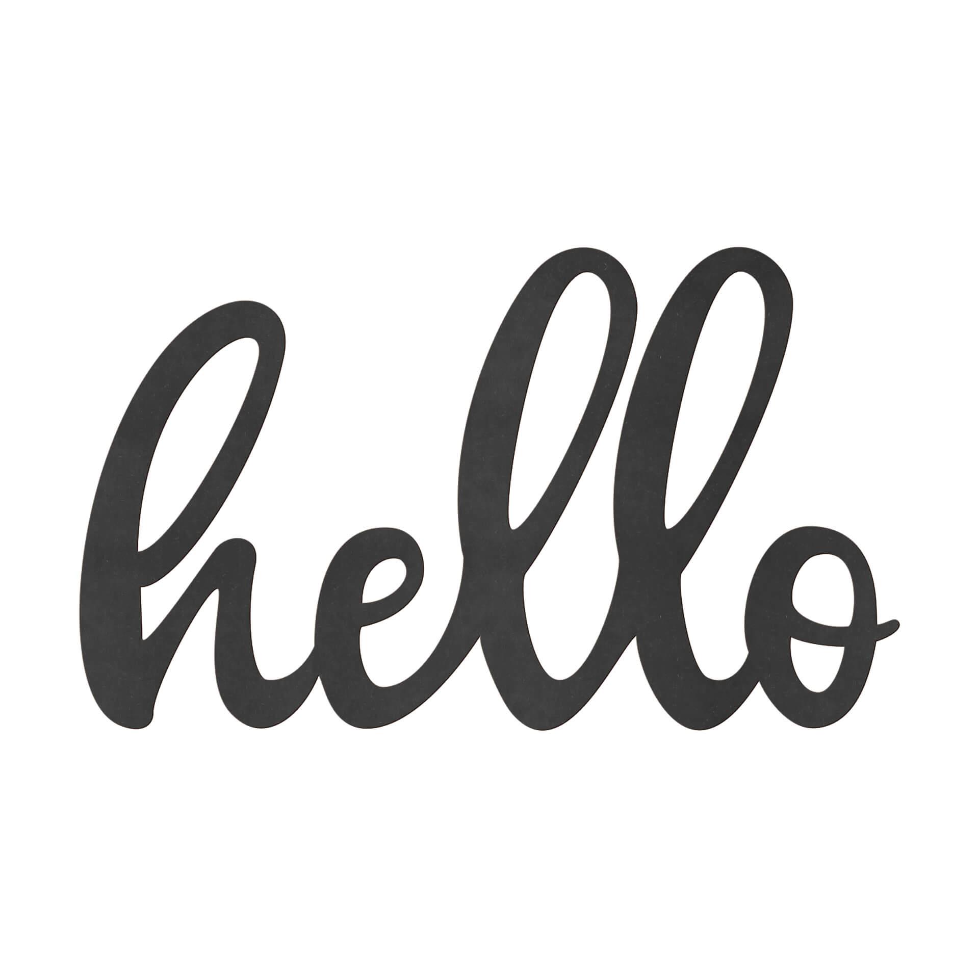 Letras decorativas MDF Hola