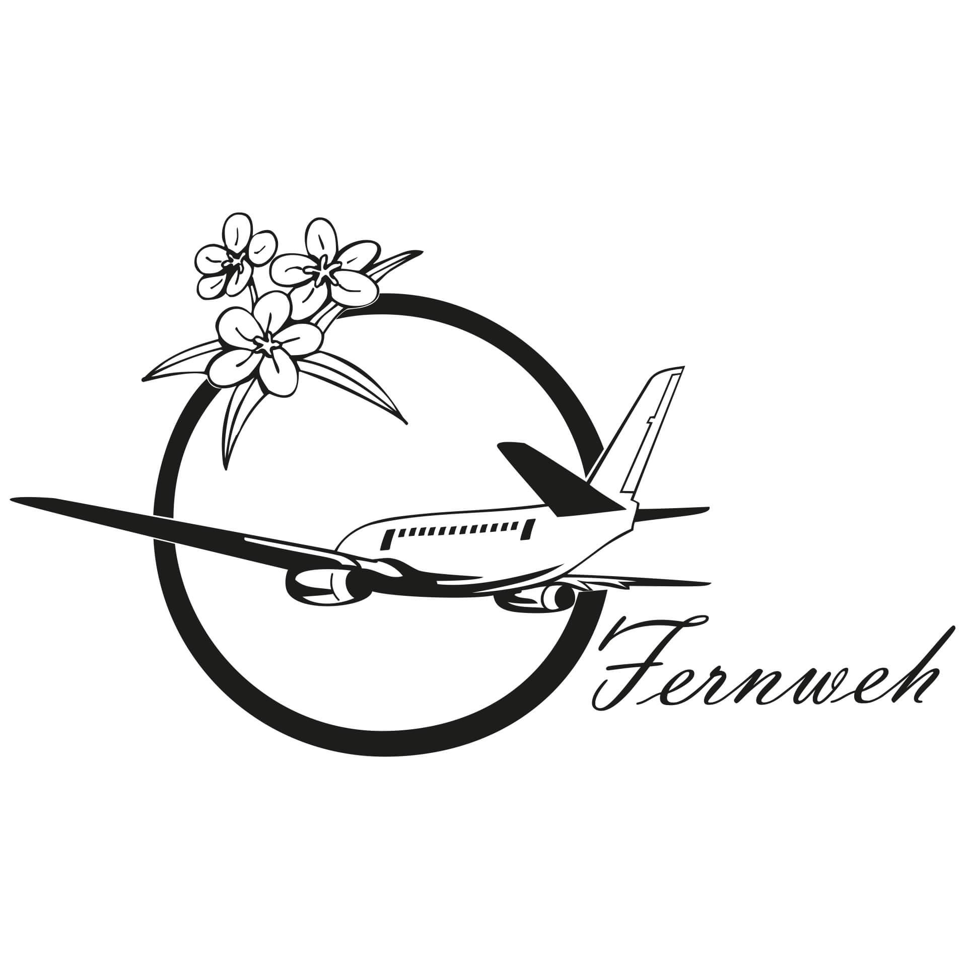 Wandtattoo Fernweh