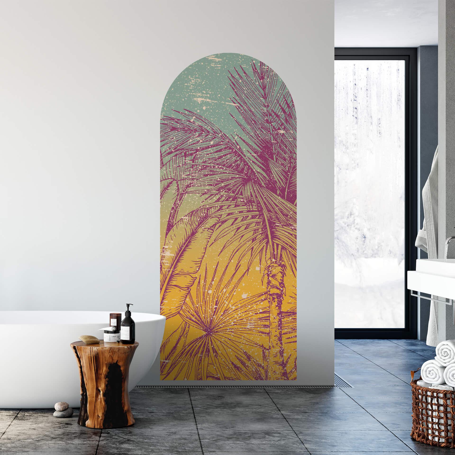 Wallsticker Palm Tree Arch