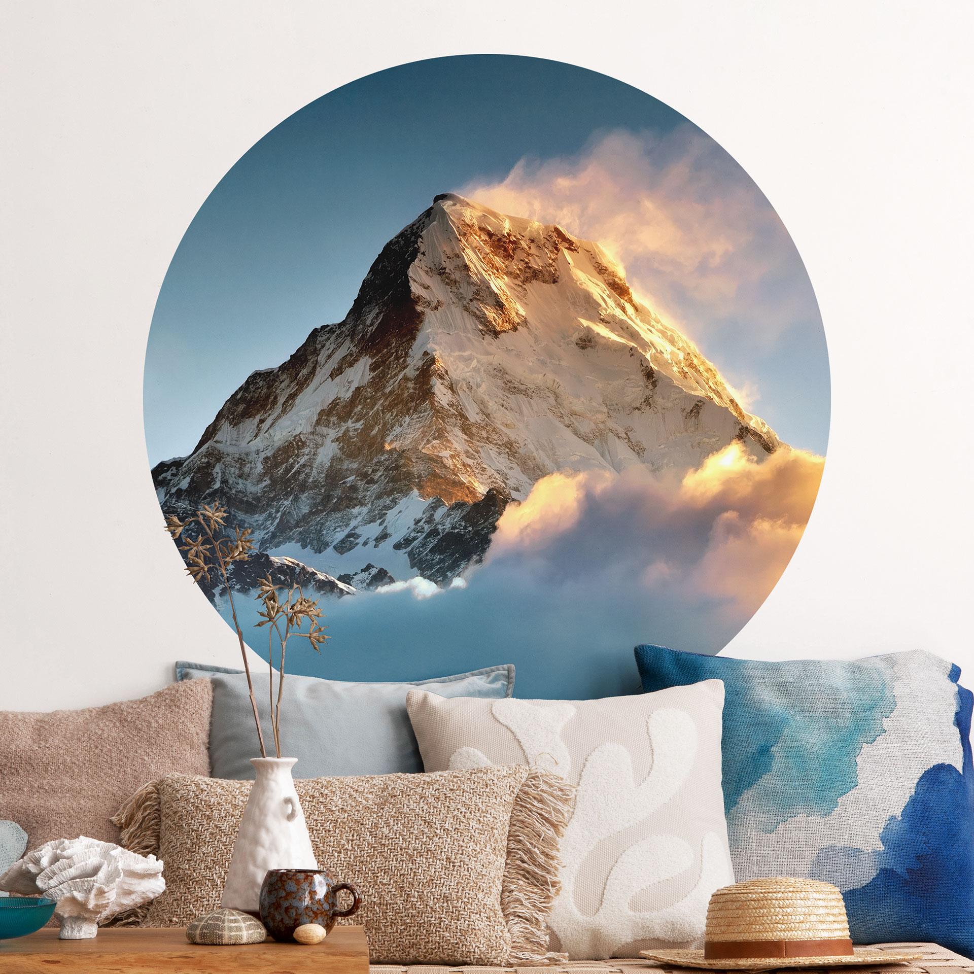 Wall Sticker Solopgang over den abstrakte ørken - Playell