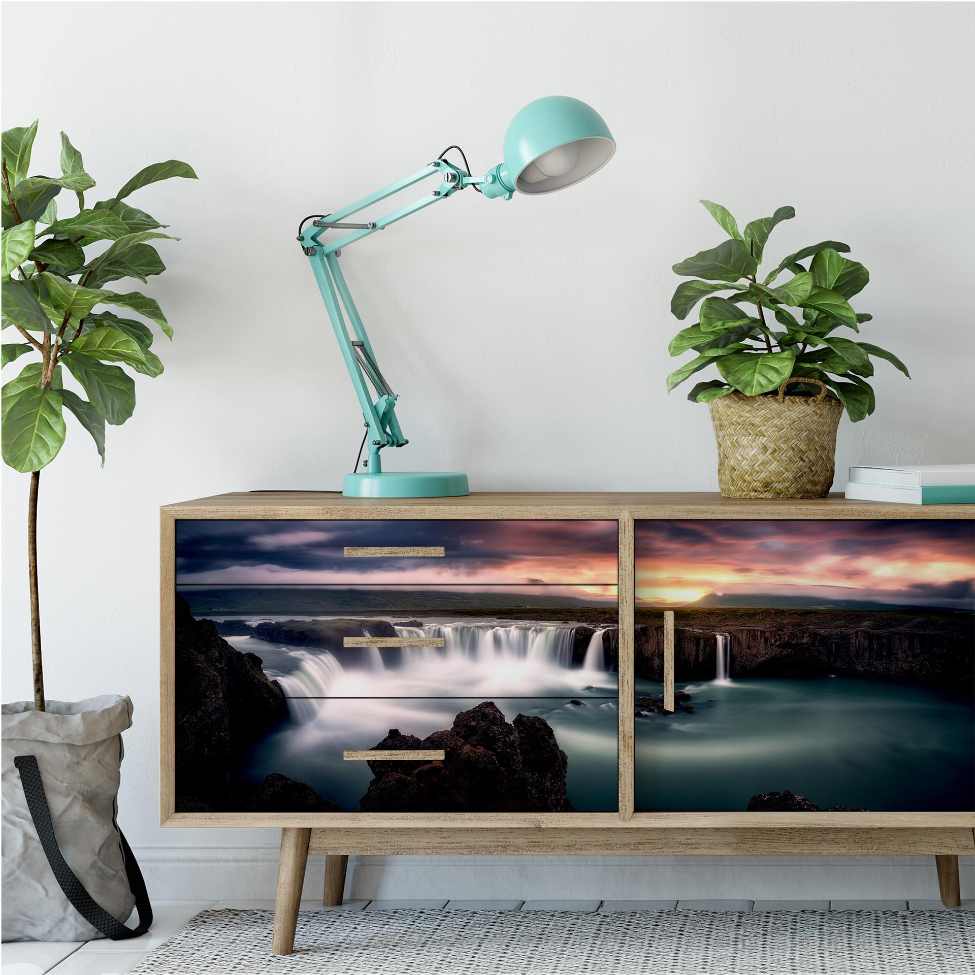 Zelfklevende Poster Mitterwallner - Fire and Water - panorama