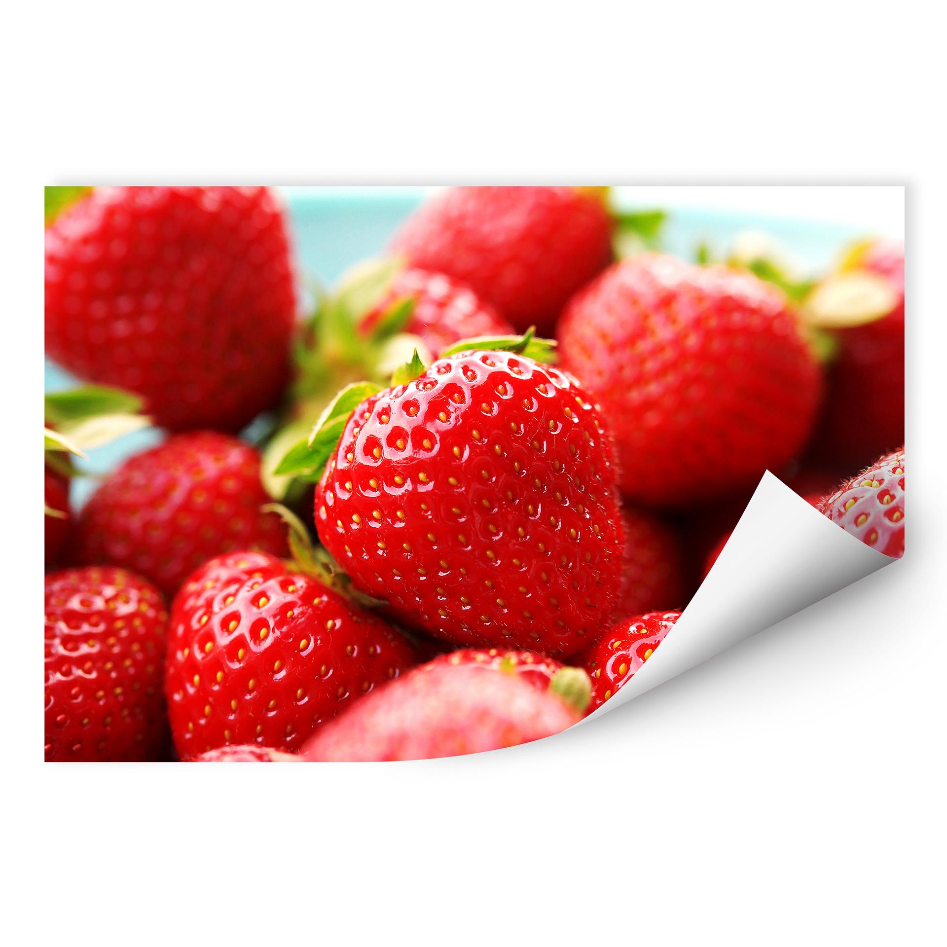 Wallprint Erdbeeren aus dem Garten