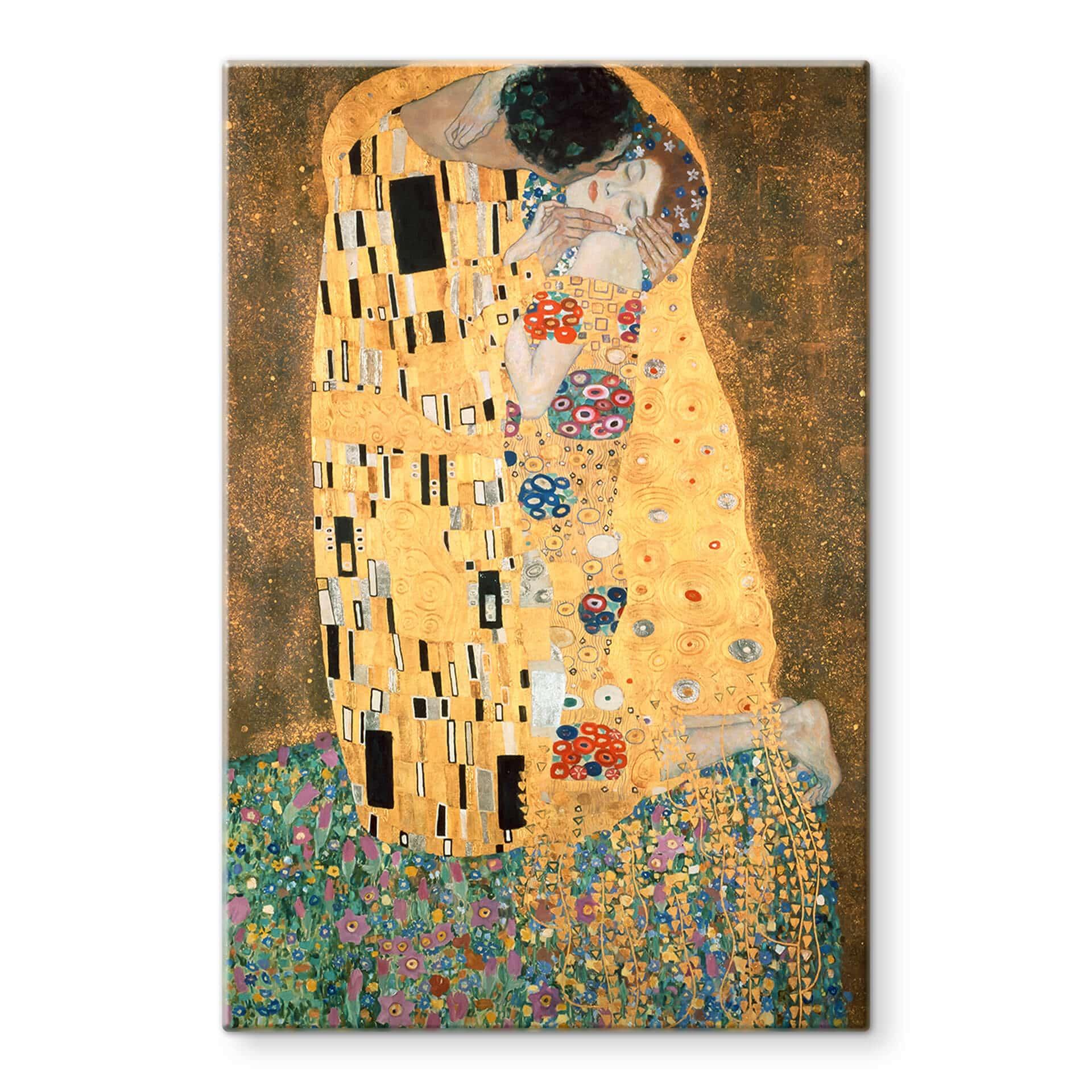 Glasbillede - Klimt - the Kiss