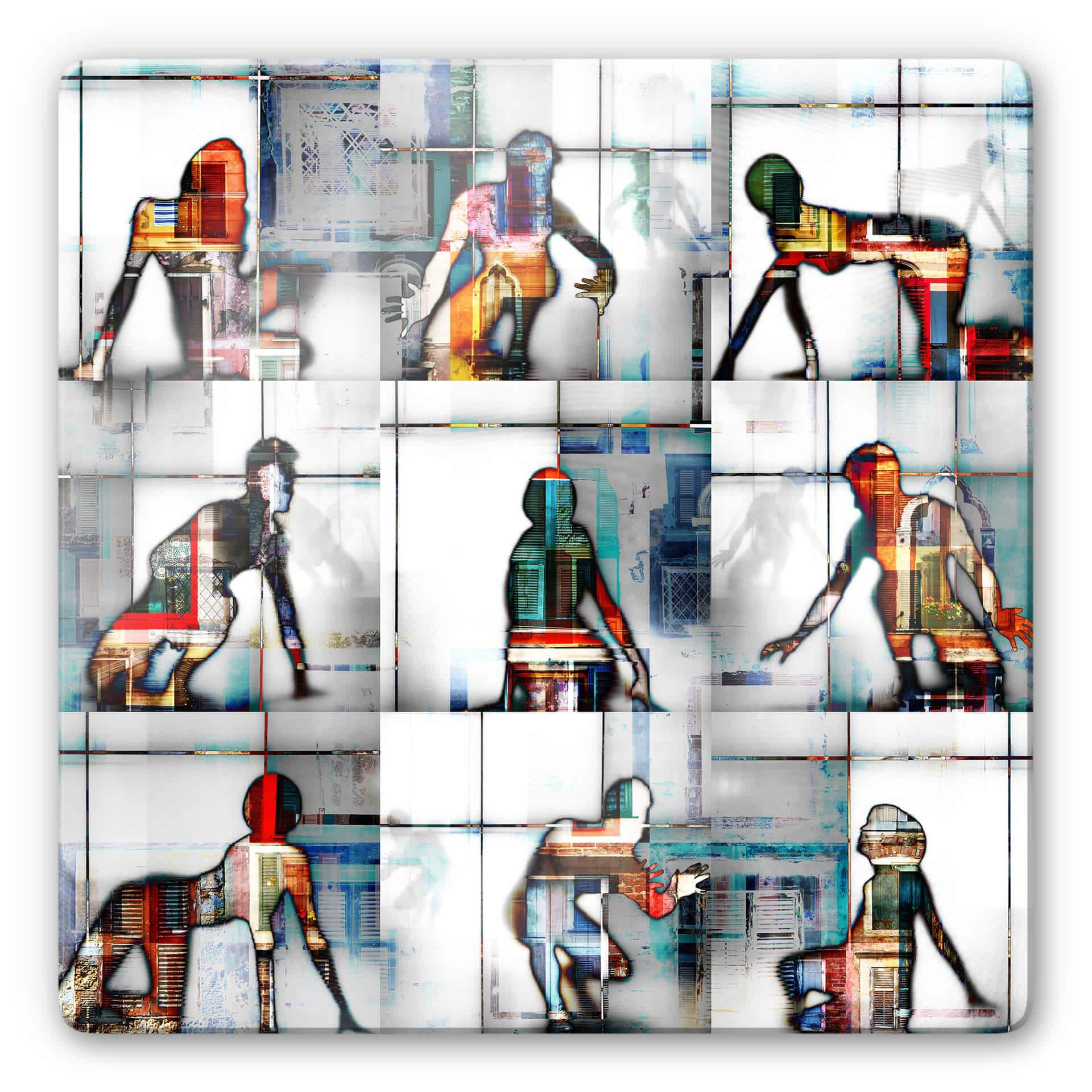 Glasschilderij Shrayer - Body Language 56