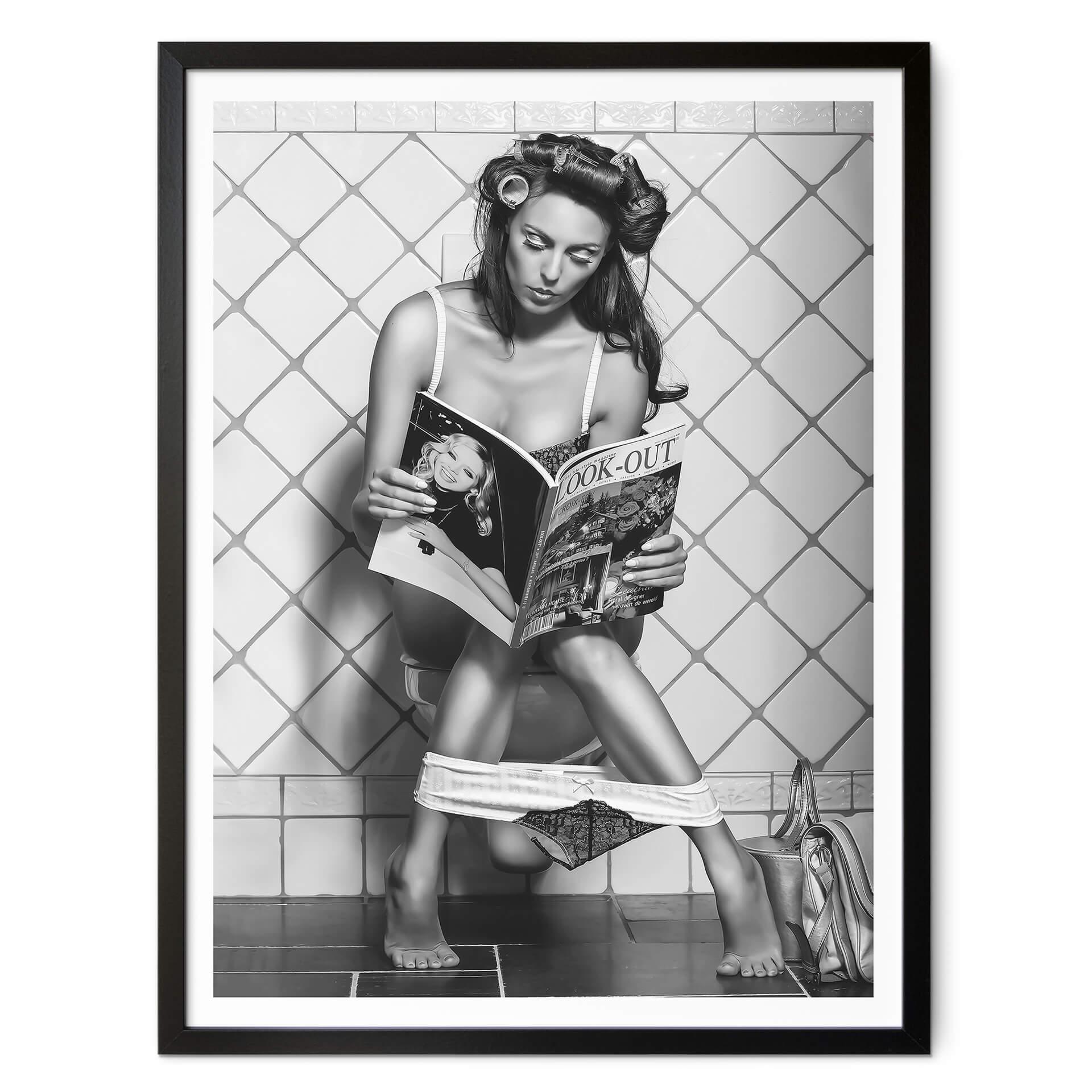 Póster gNo - Multitarea en blanco y negro