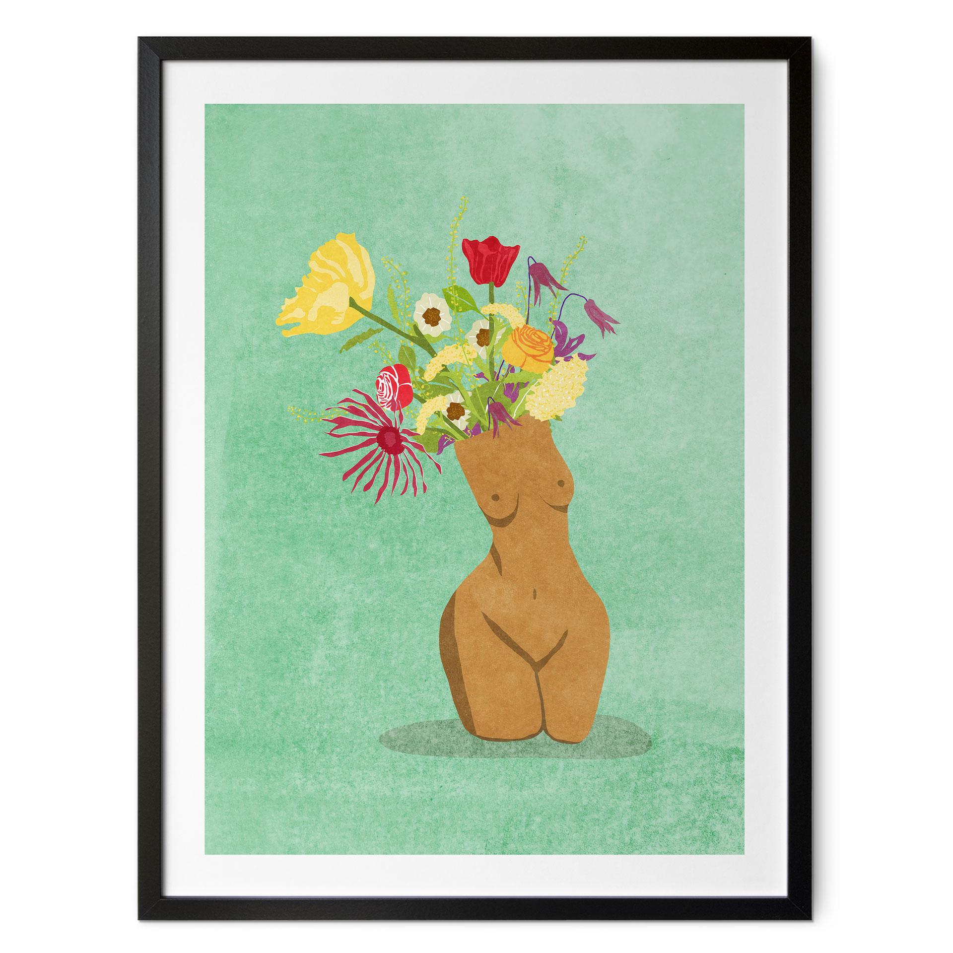 Plakat Blomstrende kvindelighed - Oltmanns