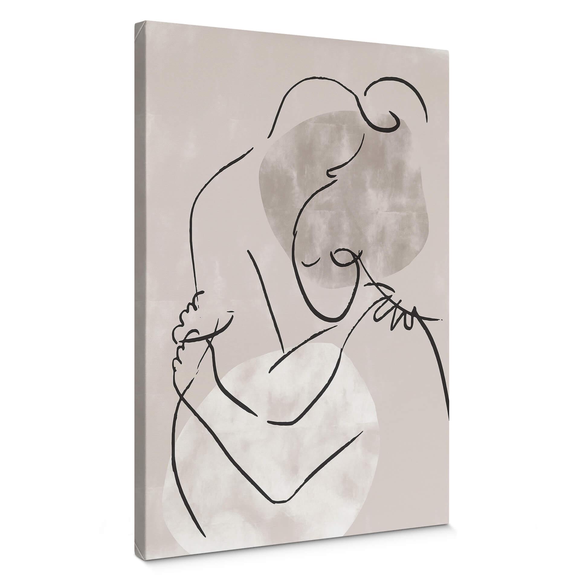 Lienzo 1X Studio - El Abrazo