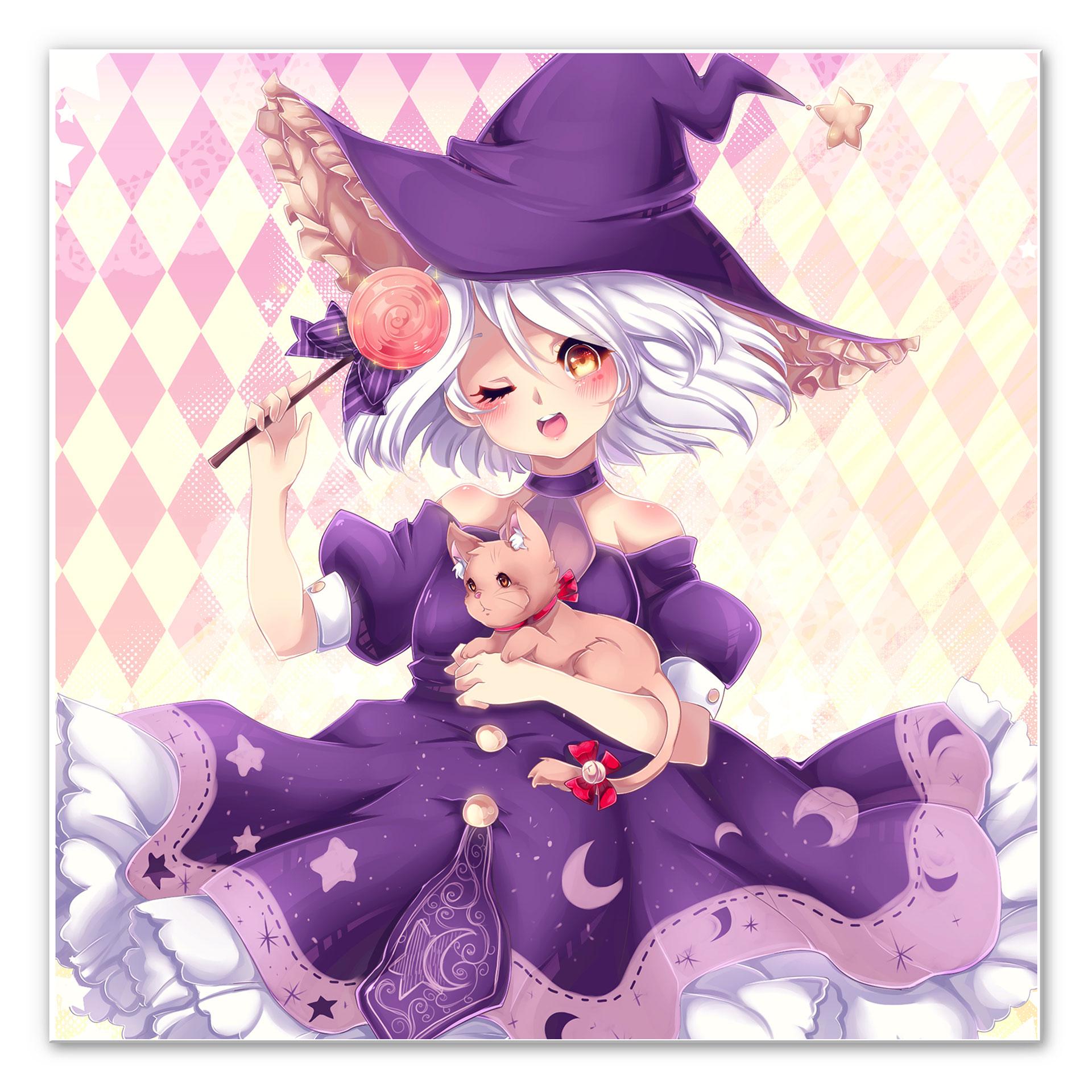 Wandbild La Doll Blanche - Little Witch