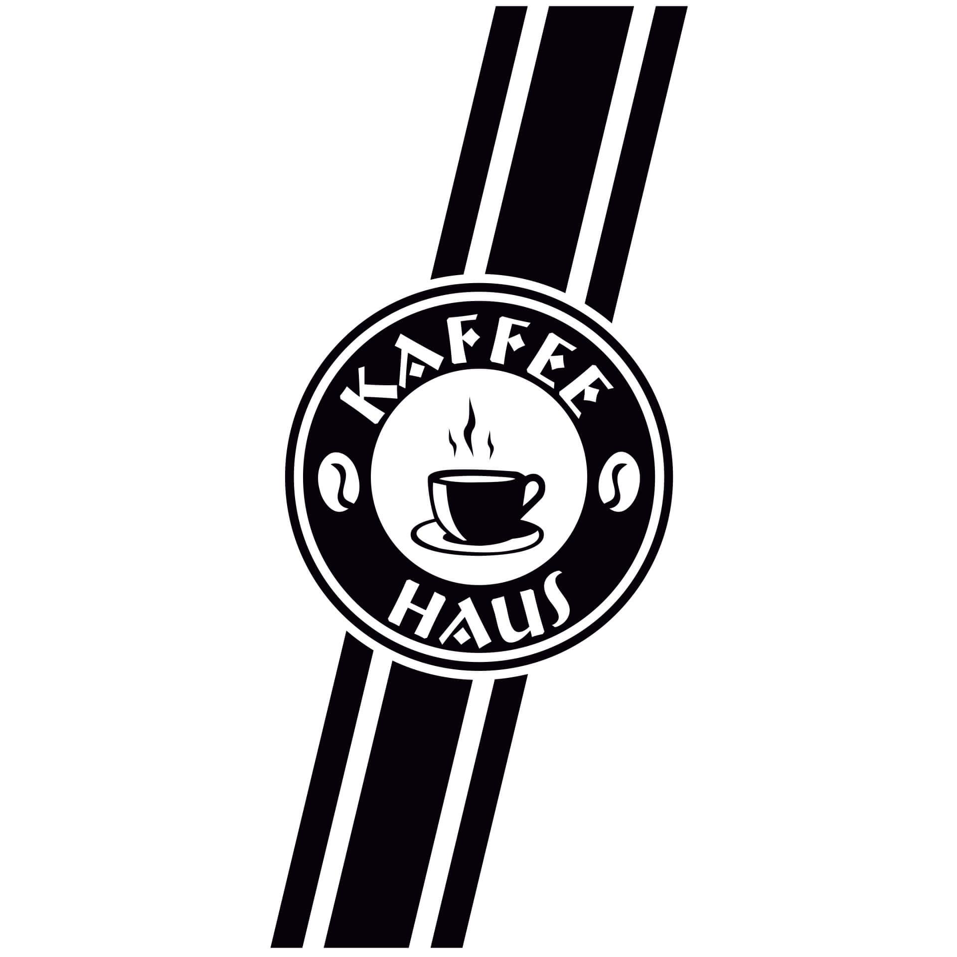 Wandtattoo Banner Kaffee Haus
