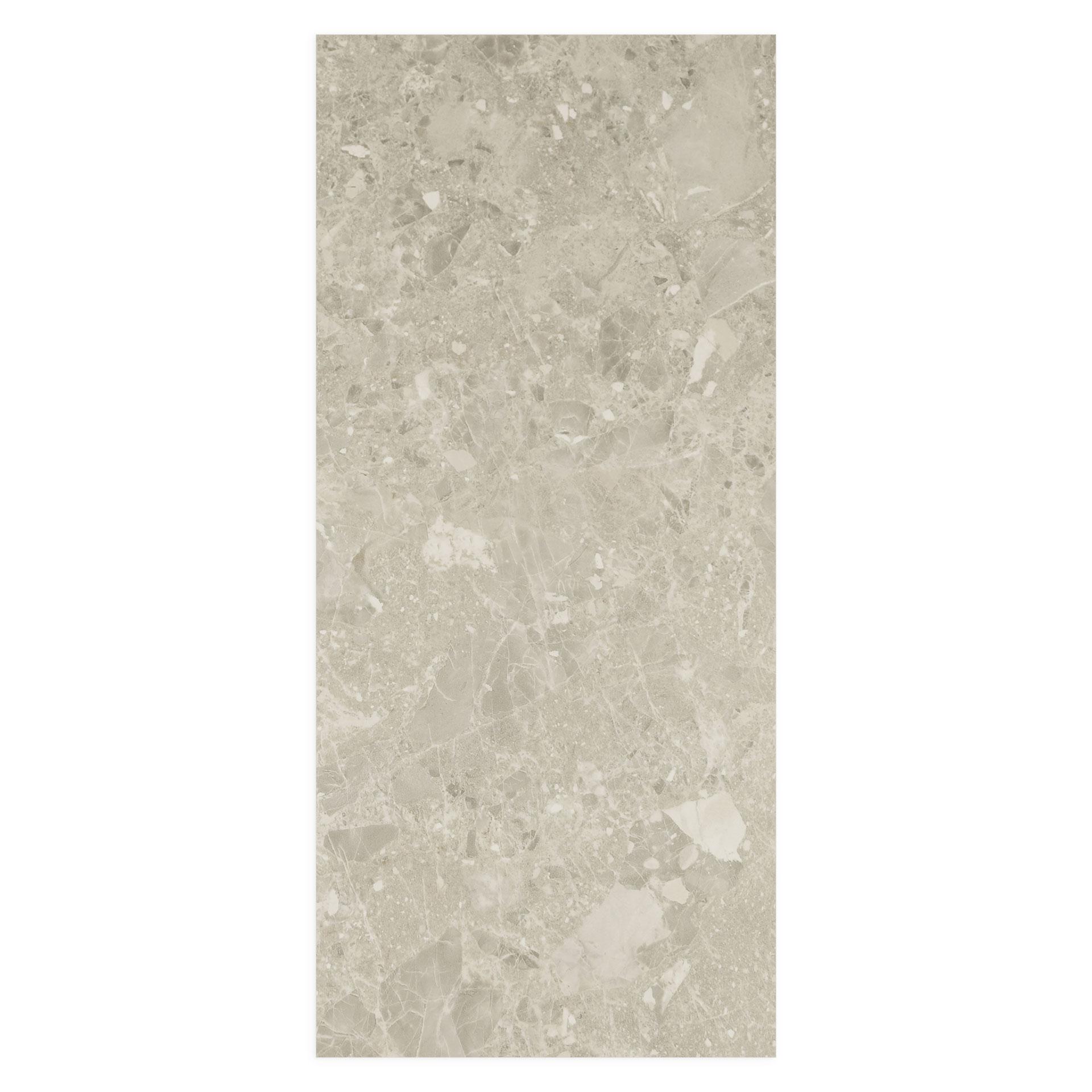 Dørfolie beton terrazzo lys, stenoptik